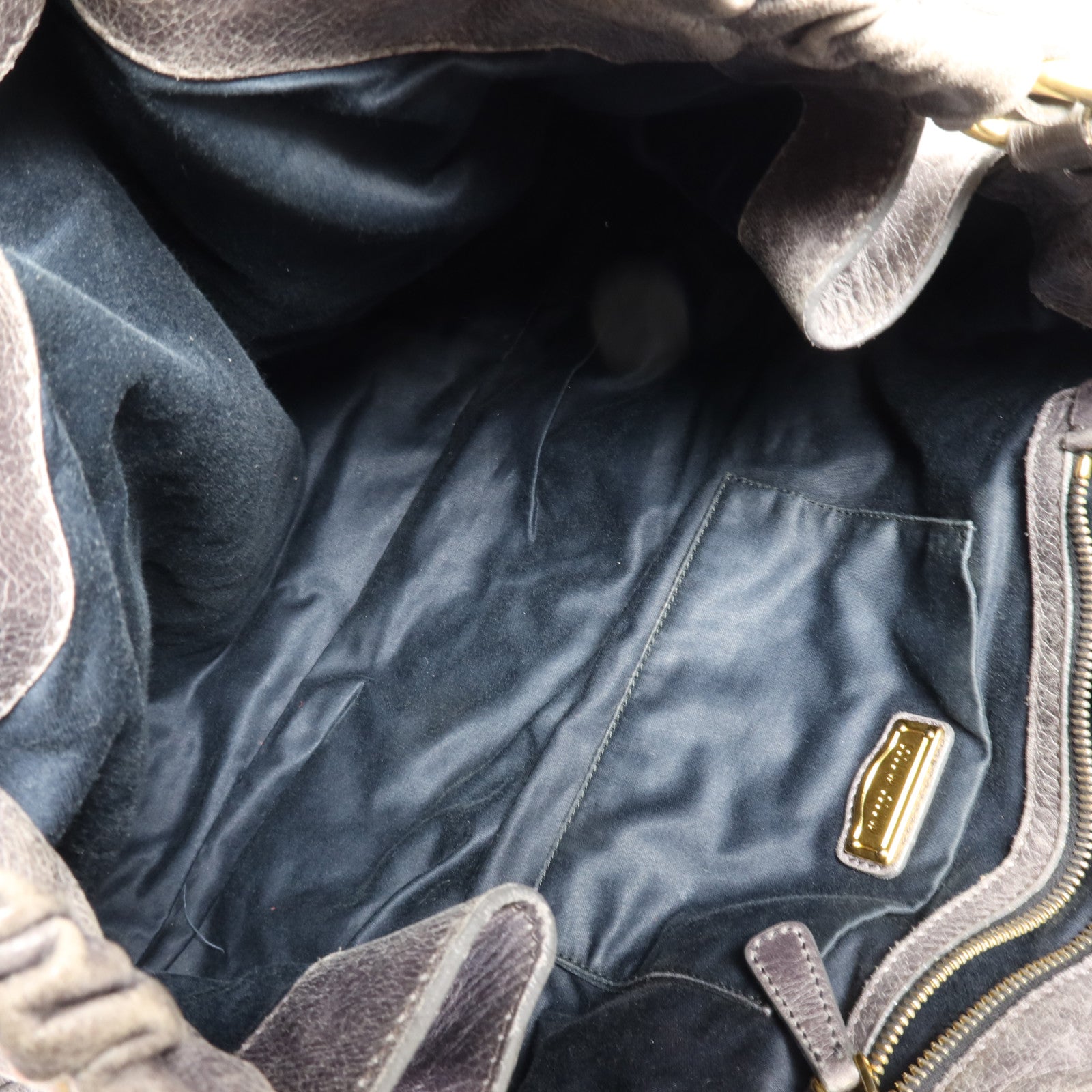 Miu Miu 牛皮皮革Shoulder Bag金扣手挽肩背兩用袋