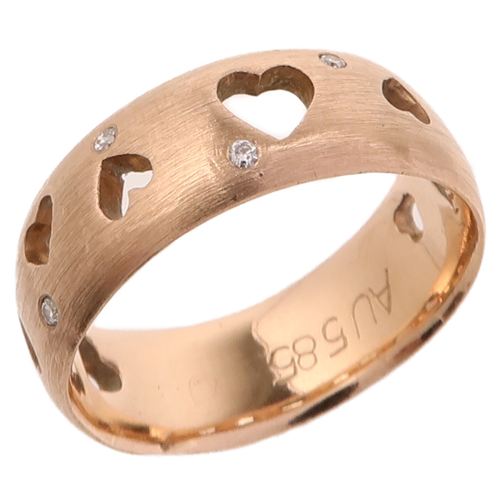 JEWELRY 14K玫瑰金Diamond Ring鑽石戒指US#6.25