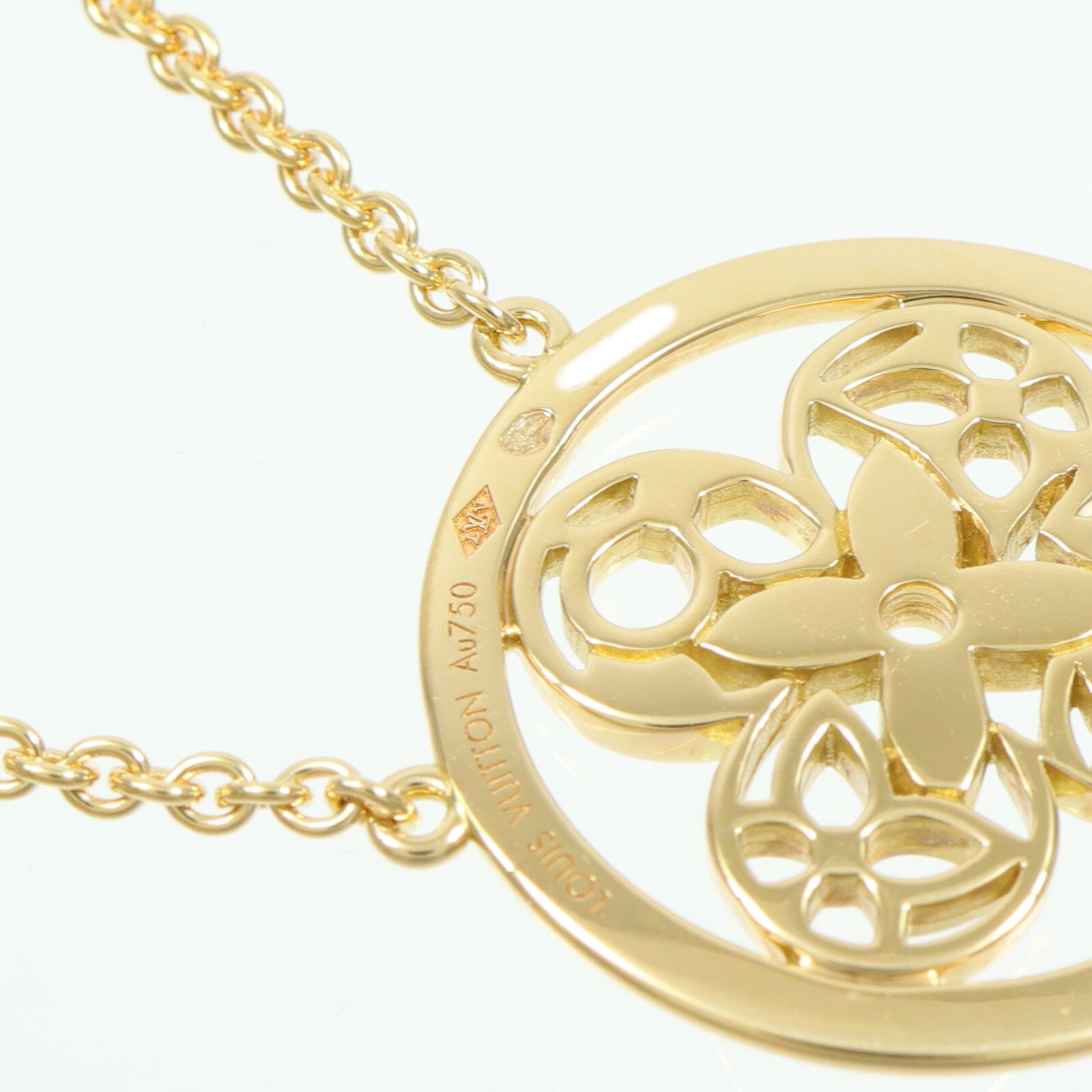 LOUIS VUITTON 18K黃金Reaille Necklace項鍊