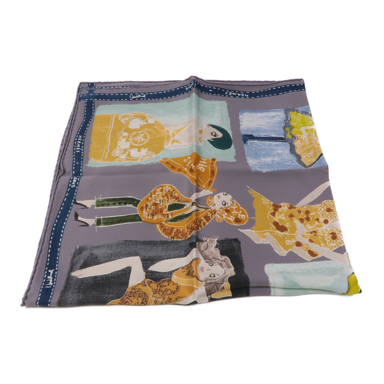 HERMES 【激減優惠】絲質Carre 65絲巾