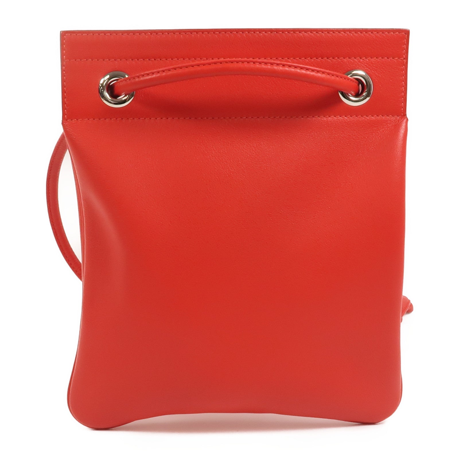 HERMES Swift皮革Aline Mini肩背袋Rouge de Coeur
