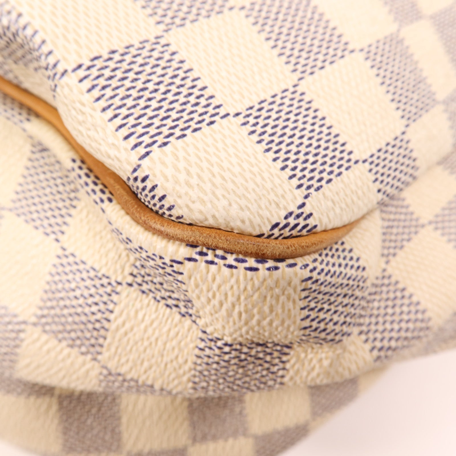 LOUIS VUITTON Damier Azur Galliera GM金扣肩背袋