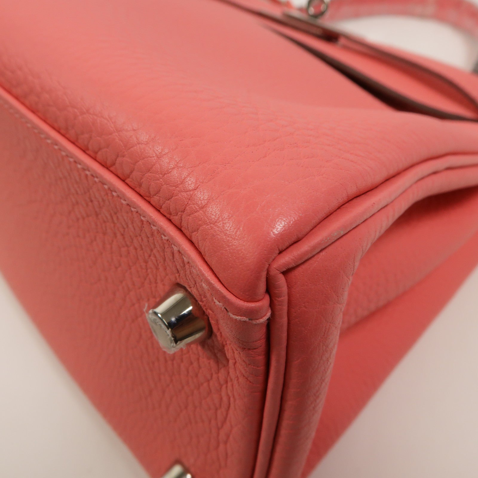 HERMES Togo皮革Kelly 28手挽肩背兩用袋Rose d'Ete