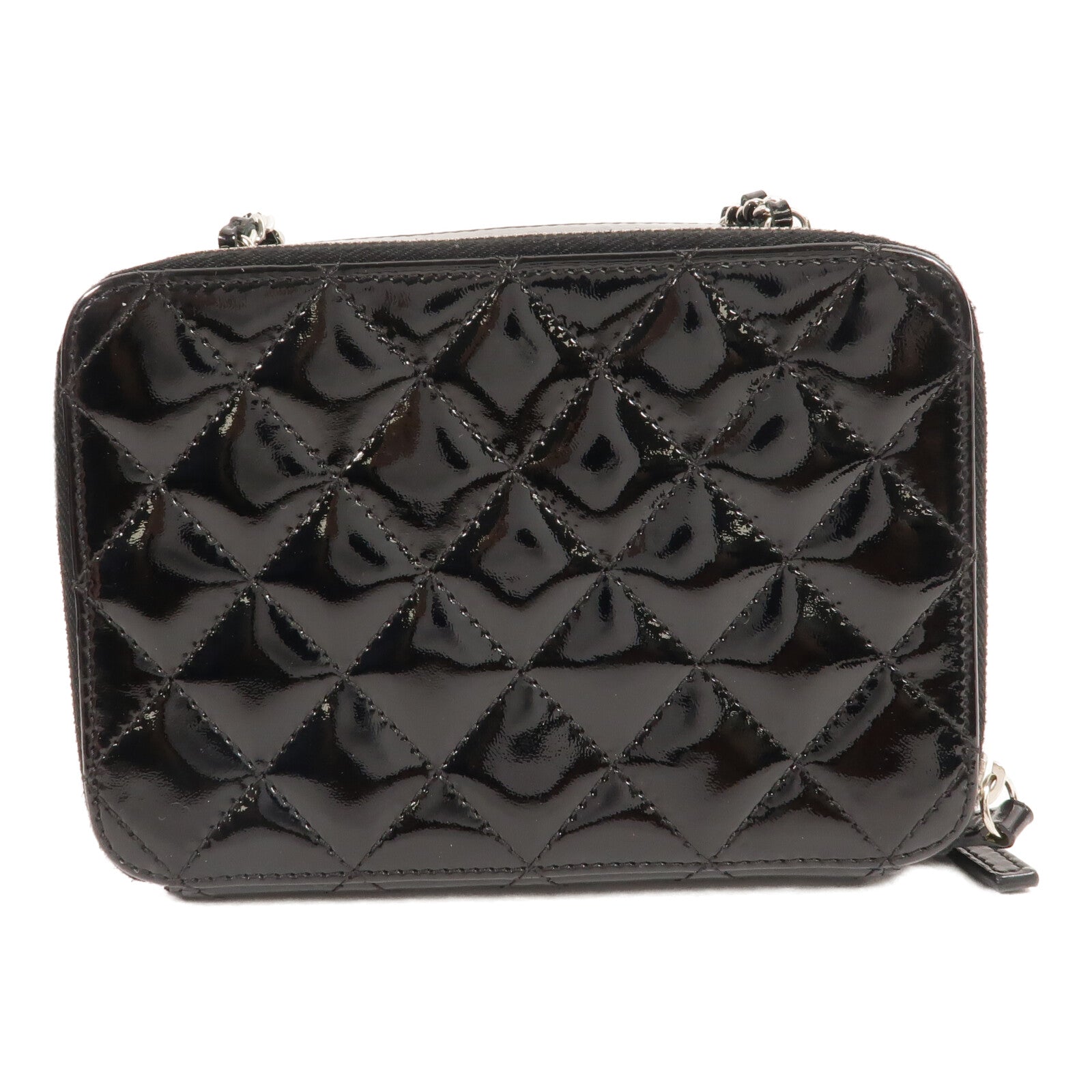 CHANEL 漆皮皮革Chain Shoulder鏈帶肩背袋