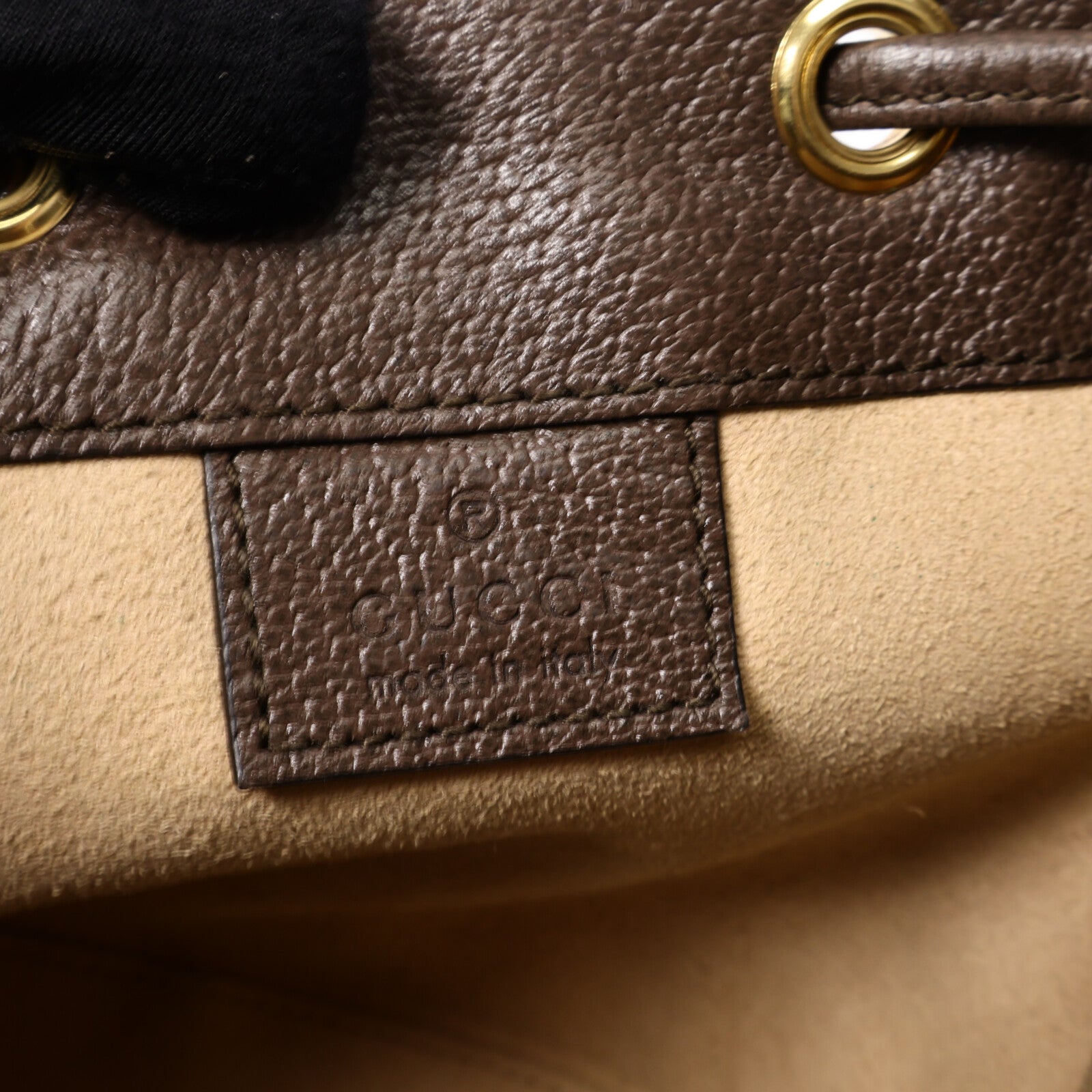 GUCCI 塗層帆布Ophidia Mini Bucket肩背袋