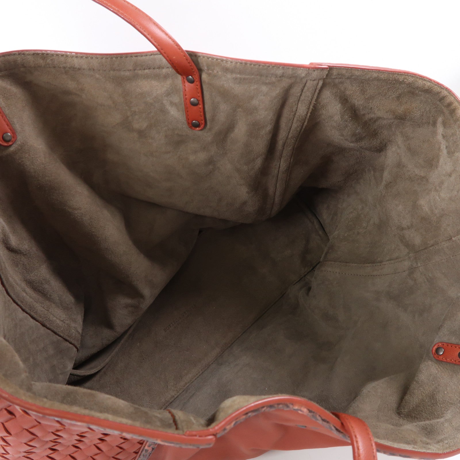 BOTTEGA VENETA 牛皮皮革Tote Bag手挽袋紅色