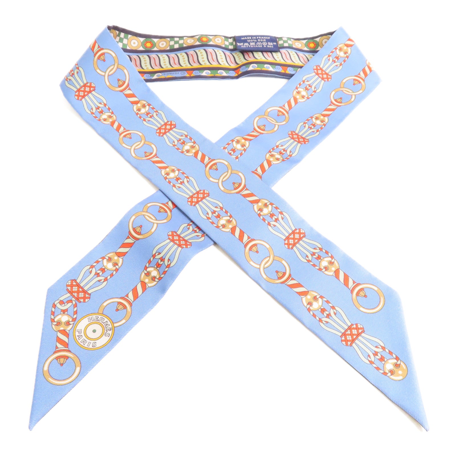HERMES 絲質Twilly絲巾