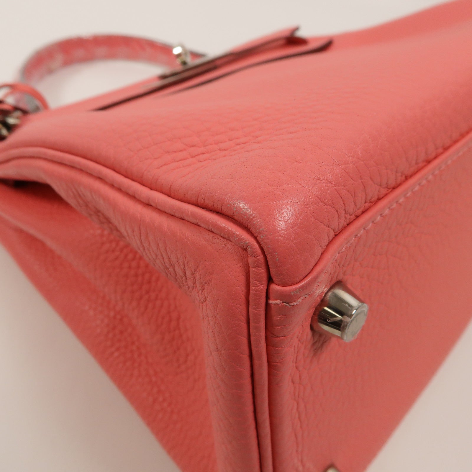 HERMES Togo皮革Kelly 28手挽肩背兩用袋Rose d'Ete