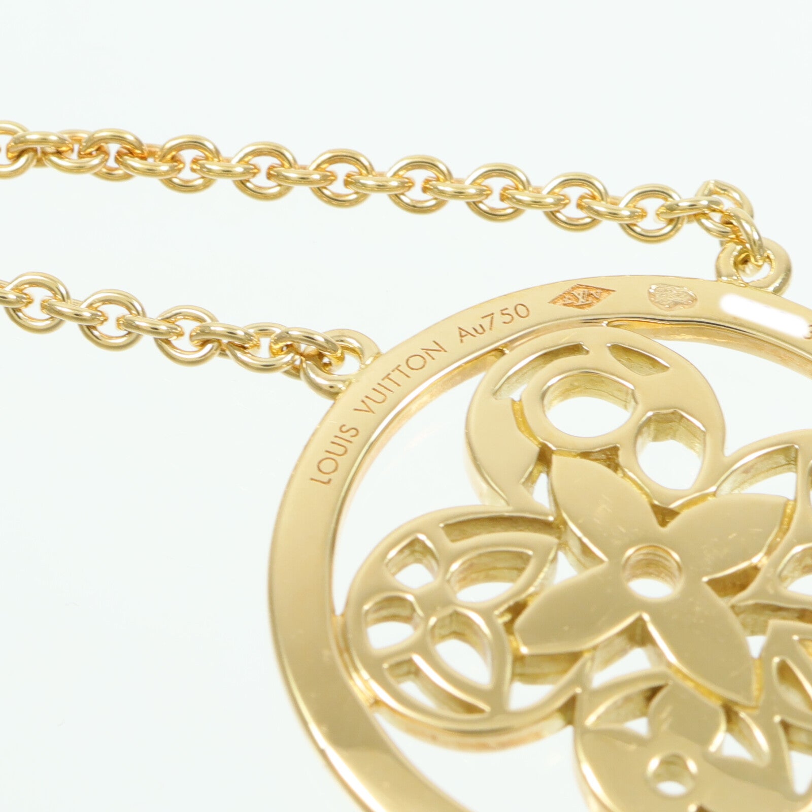 LOUIS VUITTON 18K黃金Reaille Necklace項鍊