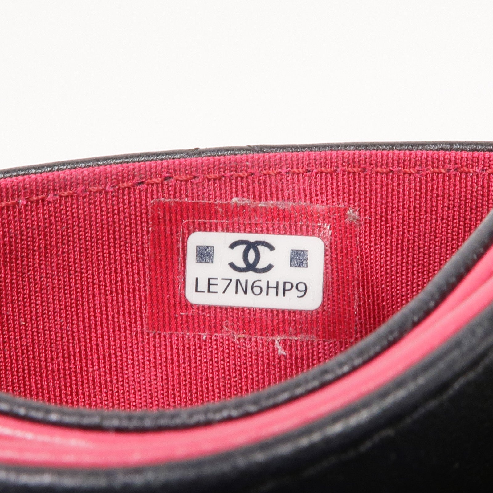 CHANEL 羊皮皮革Coco Love Card Case金扣卡片套
