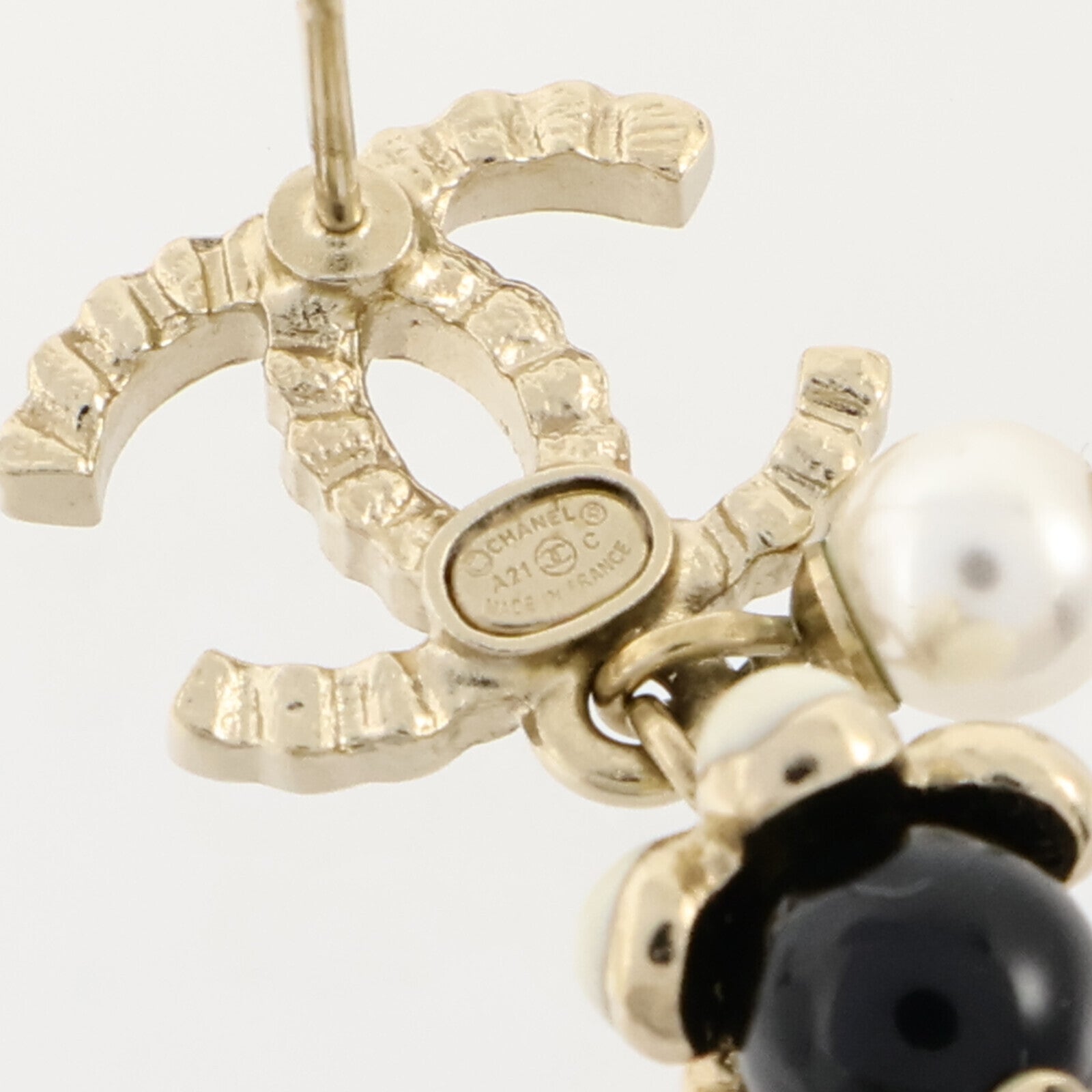 CHANEL 金屬/PVC Earrings耳環