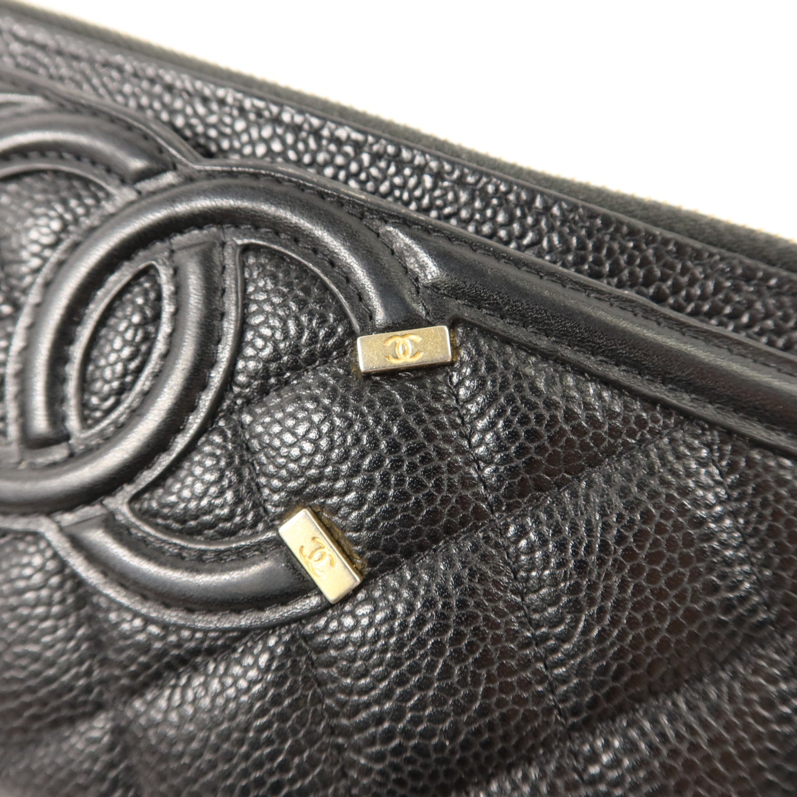 CHANEL 牛皮皮革CC Filigree Long Wallet長錢包