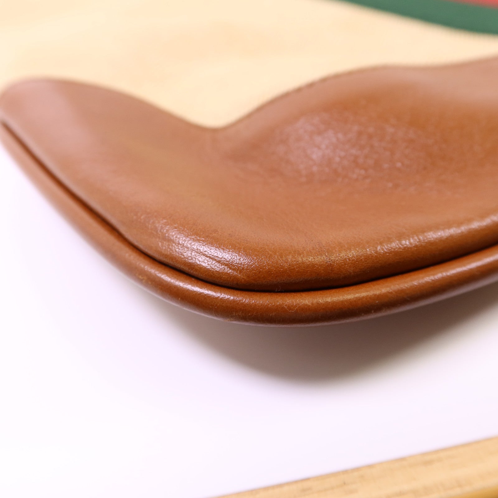 GUCCI 帆布Sherry Line Vintage Tote Bag金扣手挽肩背兩用袋