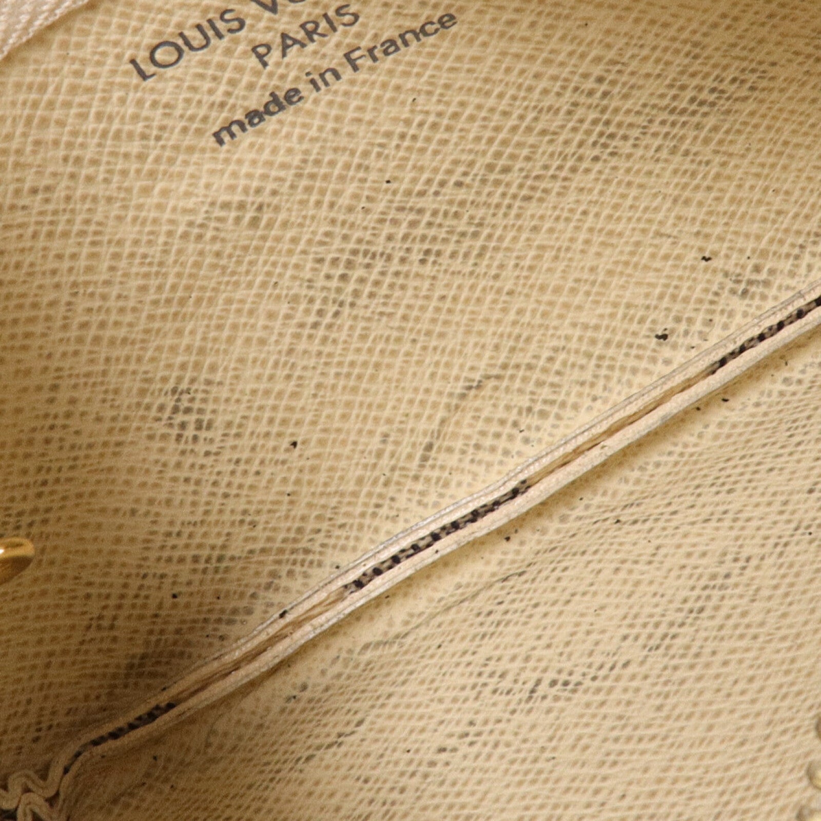 LOUIS VUITTON Damier Azur Pochette Cles Key Pouch Coin Purse金扣鎖匙/零錢包