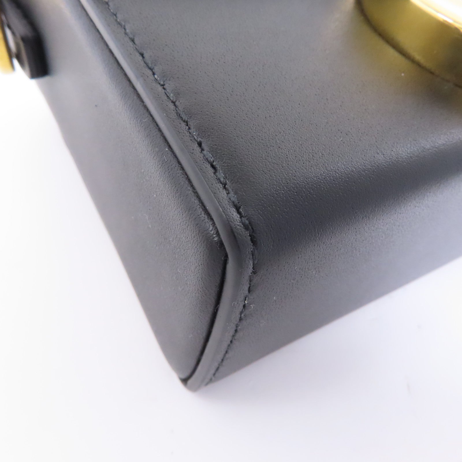 Dior 牛皮皮革Montaigne 30金扣肩背袋黑色