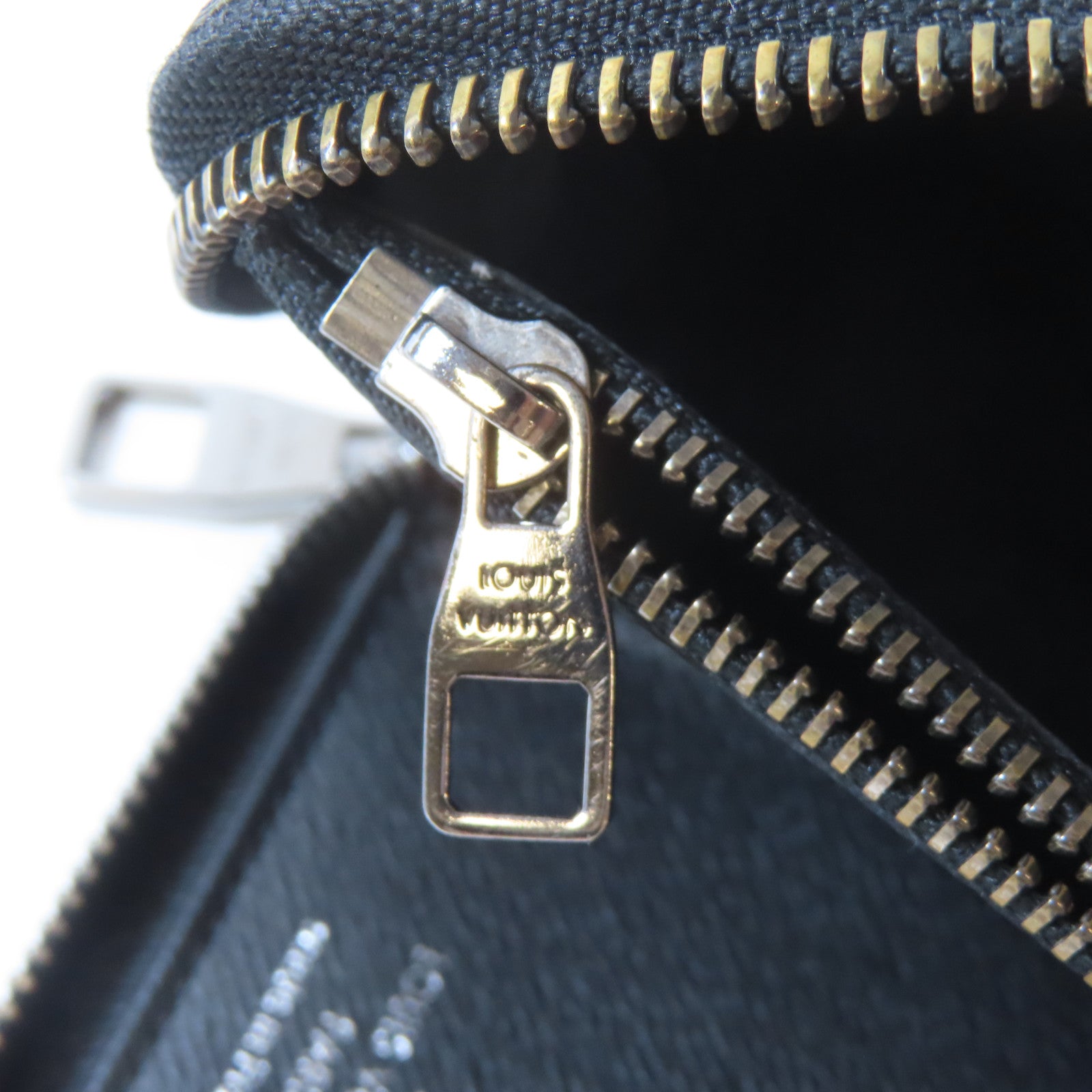 LOUIS VUITTON 【激減優惠】Monogram Eclipse Long Wallet銀扣長錢包黑色