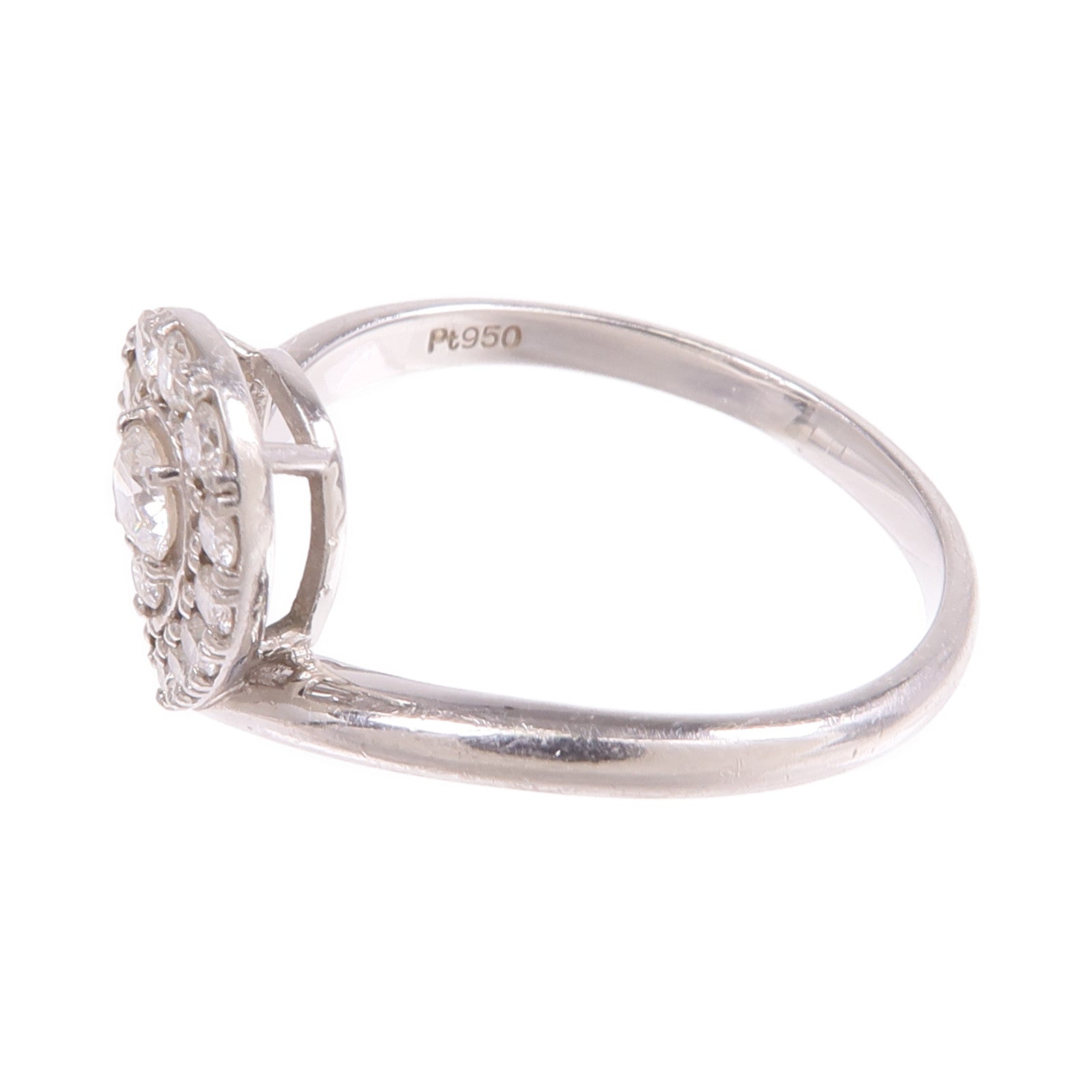 JEWELRY PT950鉑金Diamond Ring鑽石戒指US#6.5