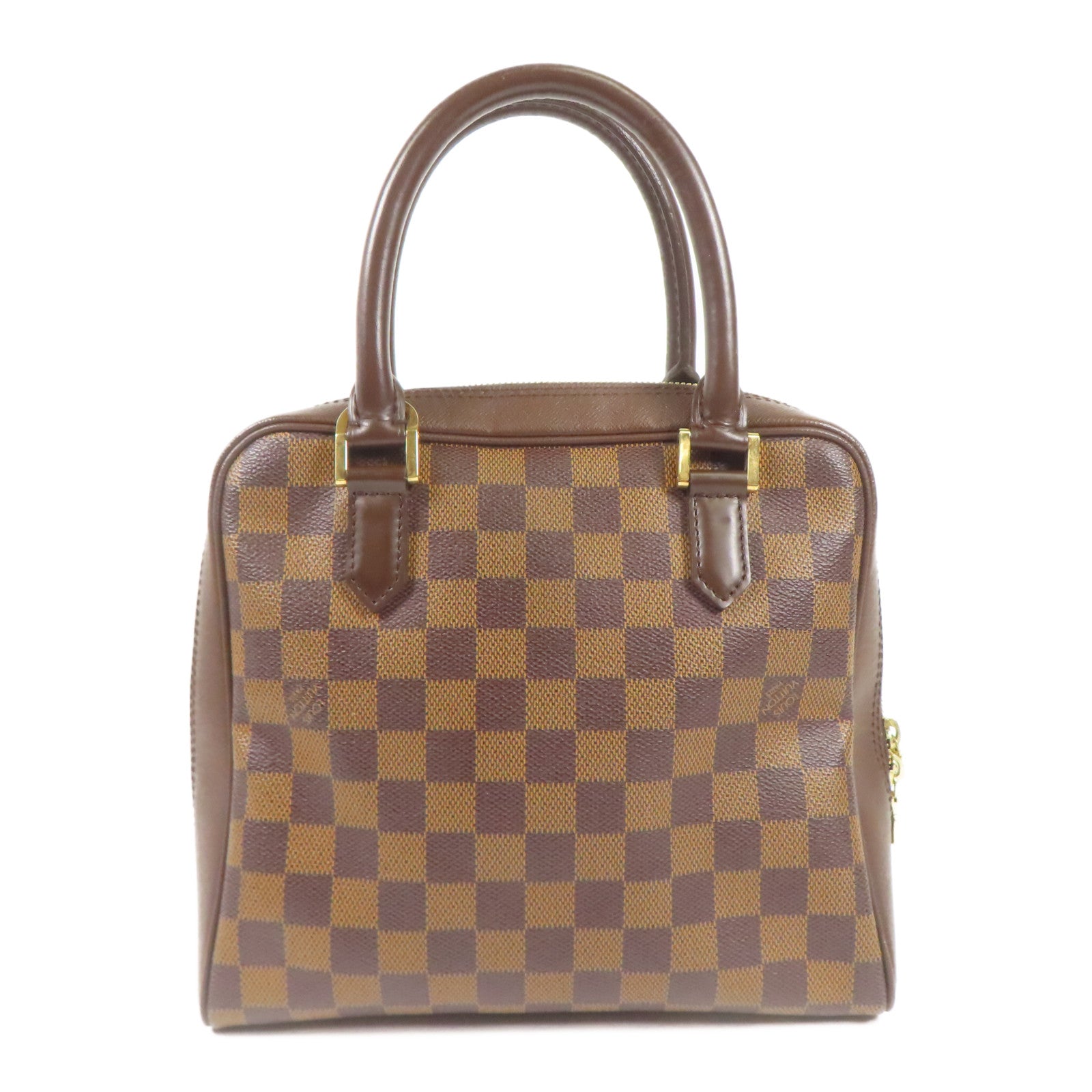 LOUIS VUITTON Damier Brera金扣手挽袋