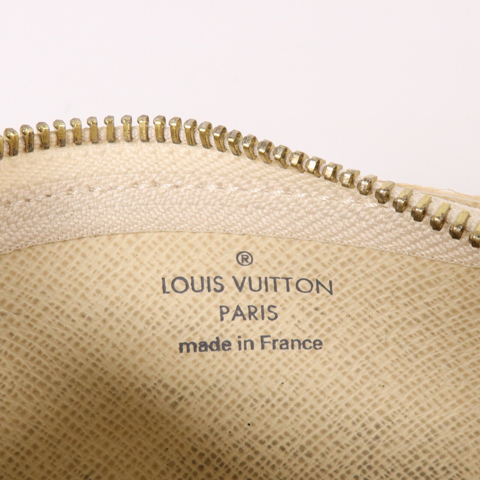 LOUIS VUITTON Damier Azur Pochette Cles Key Pouch Coin Purse金扣鎖匙/零錢包