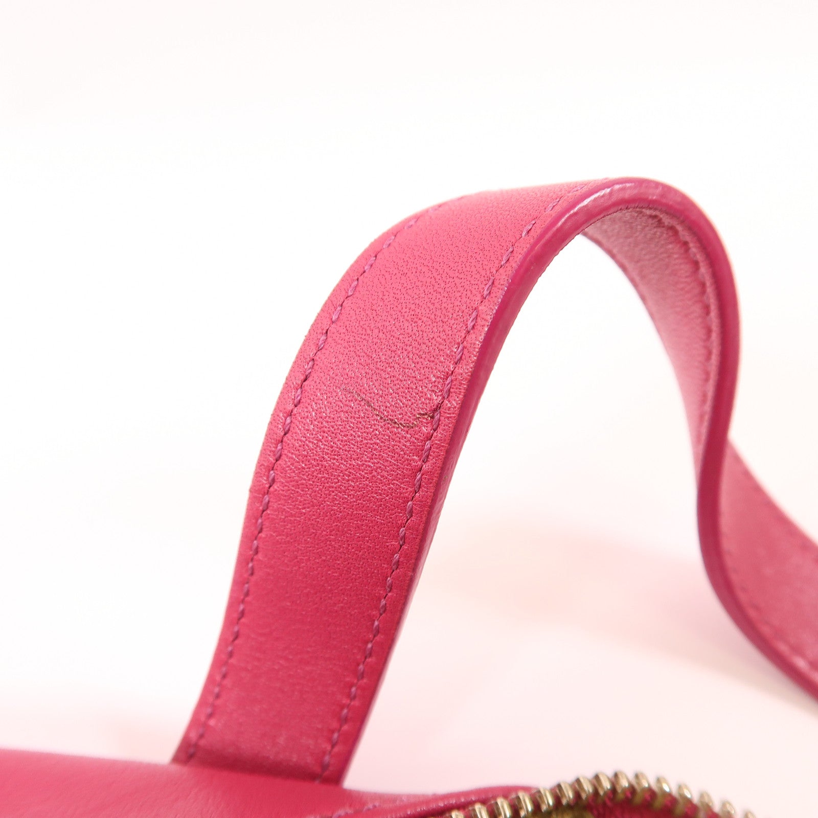 COACH SHW Handbag Calfskin Leather Pink