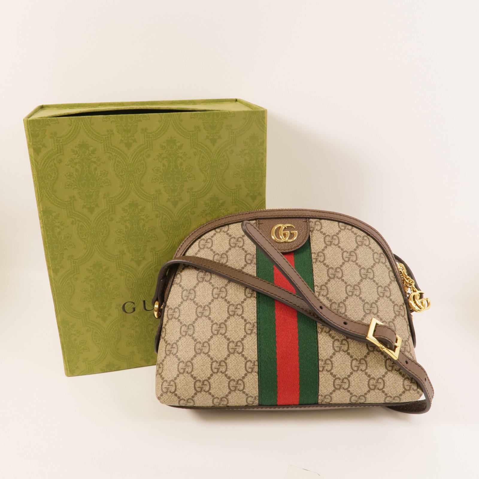 GUCCI 塗層帆布Ophidia GG肩背袋