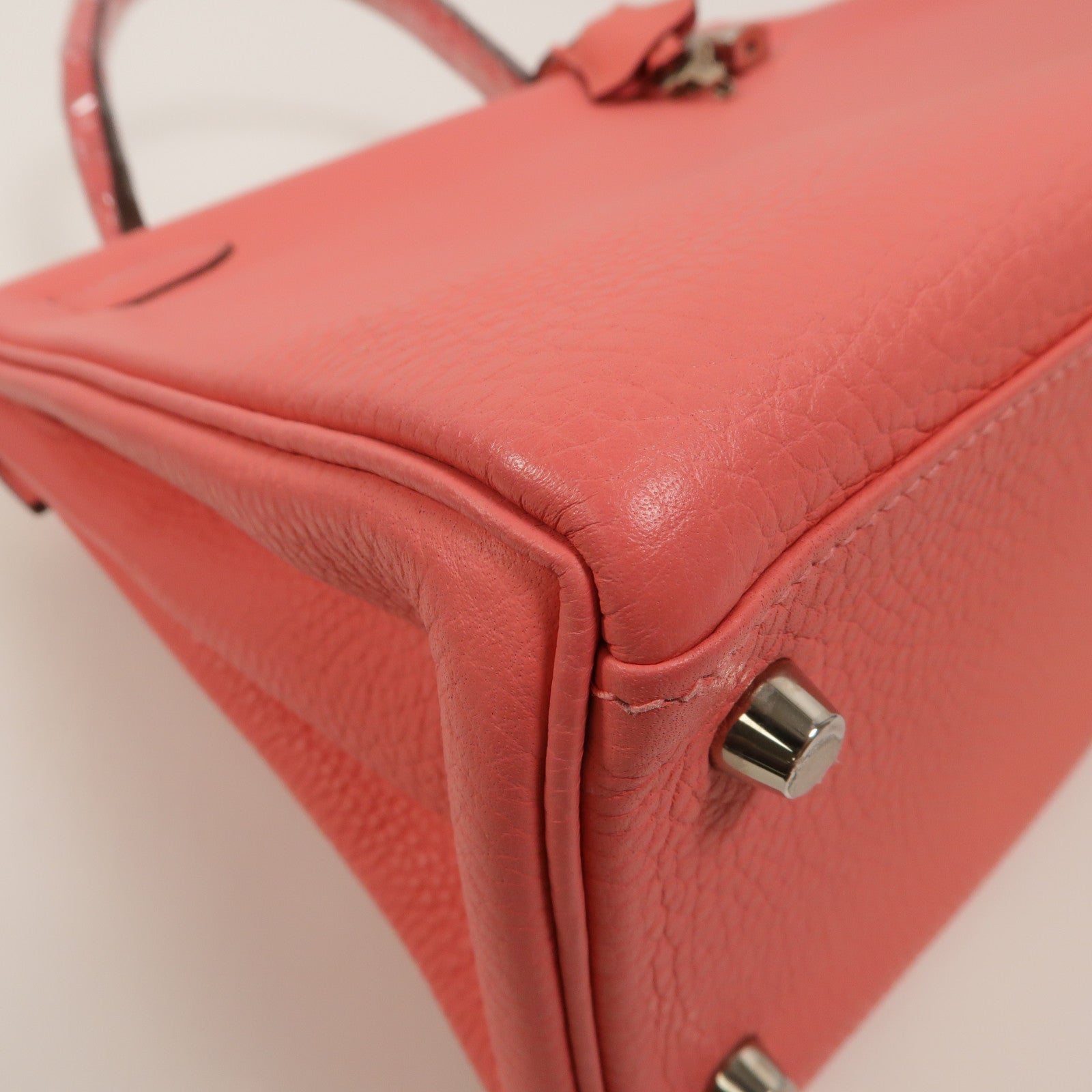 HERMES Togo皮革Kelly 28手挽肩背兩用袋Rose d'Ete