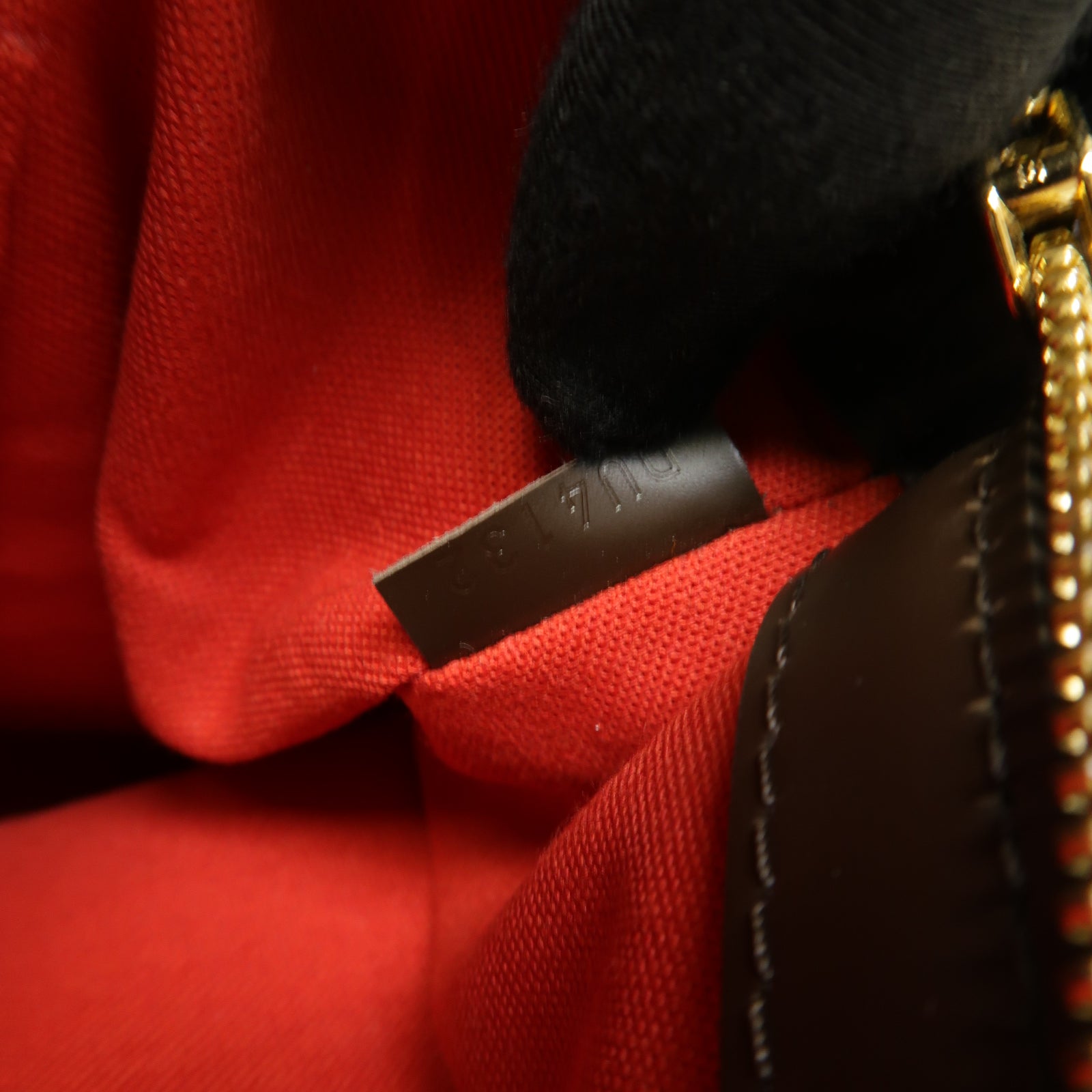 LOUIS VUITTON 【激減優惠】Damier Verona MM金扣肩背袋棕色