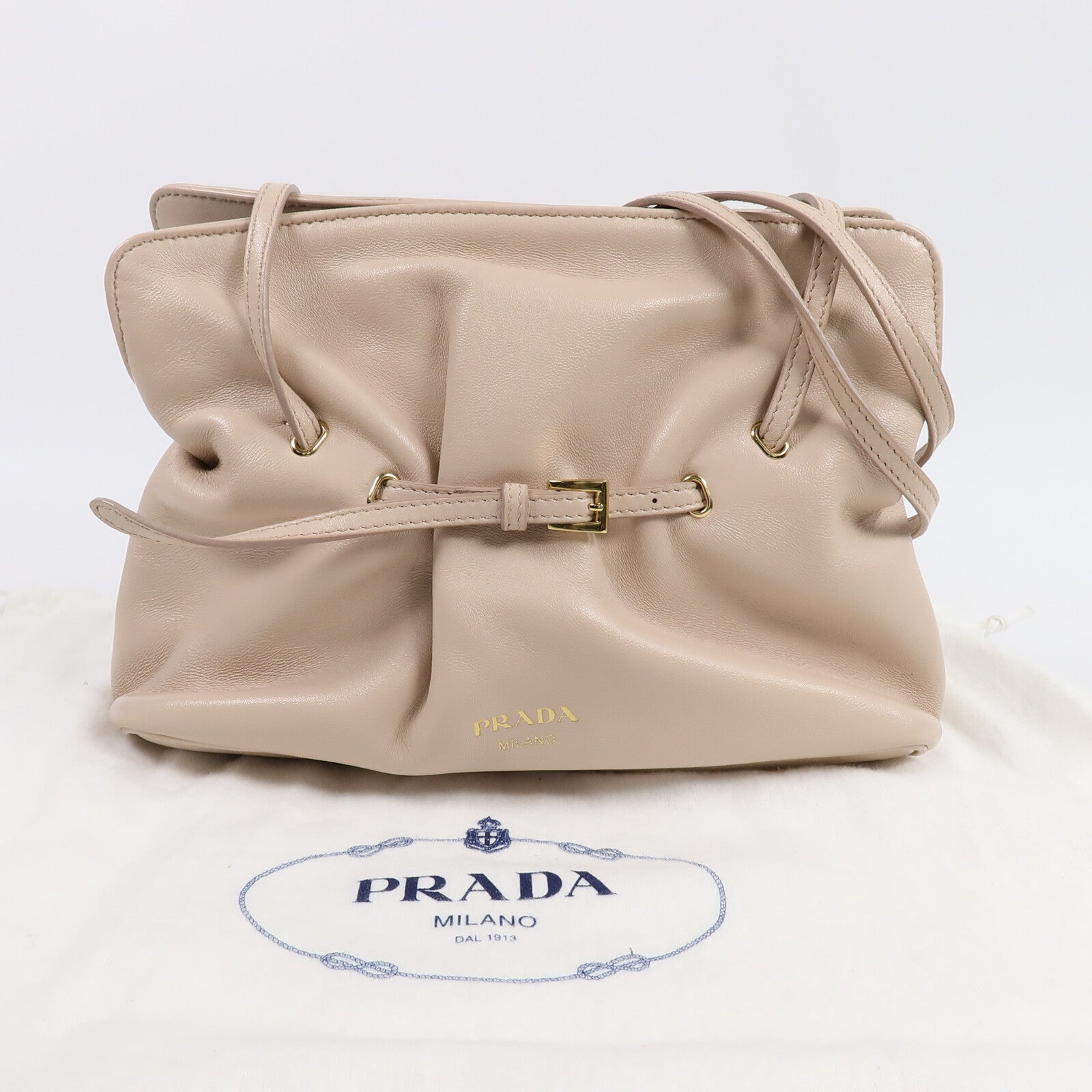 PRADA 牛皮皮革Dada Small肩背袋