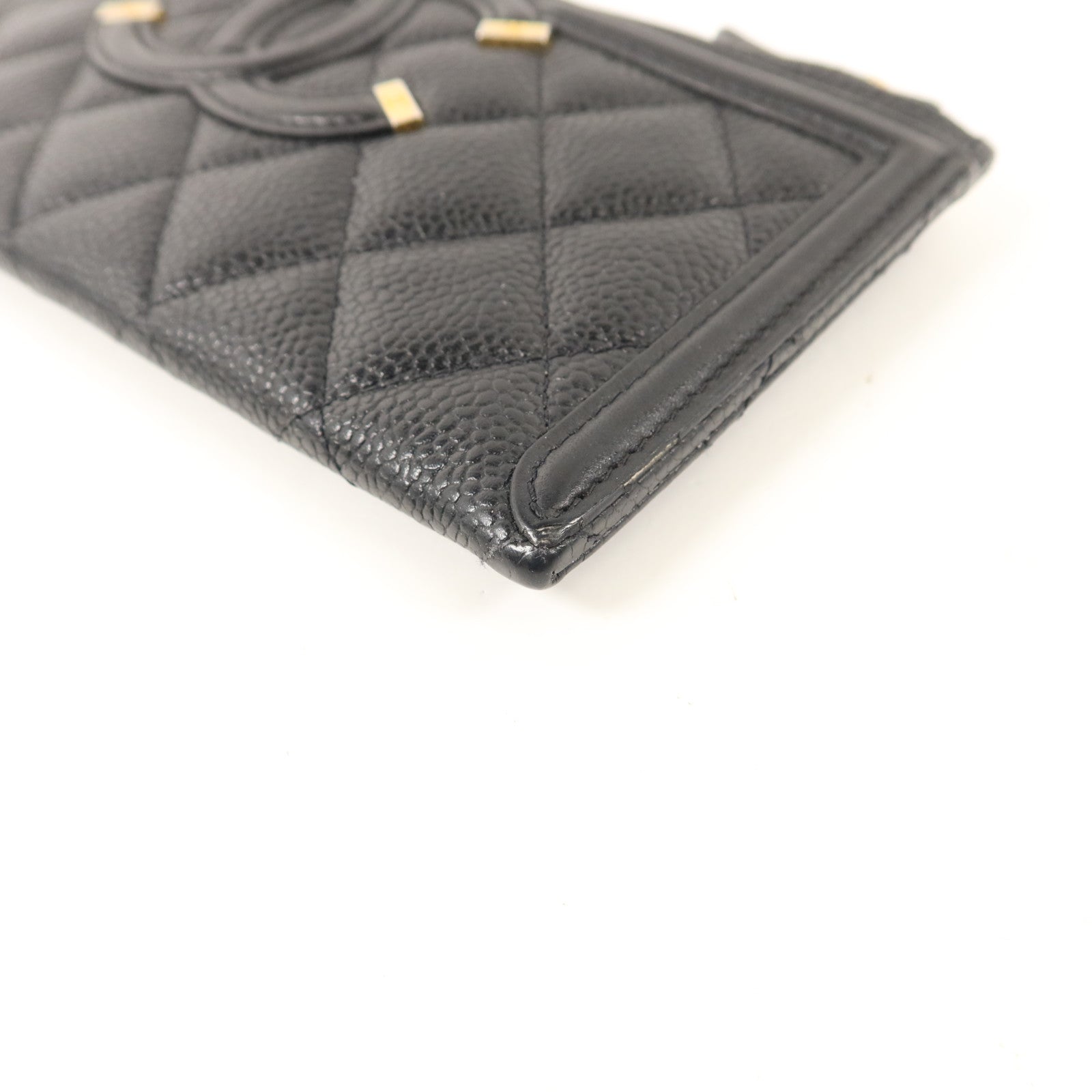 CHANEL 牛皮皮革CC Filigree Long Wallet長錢包