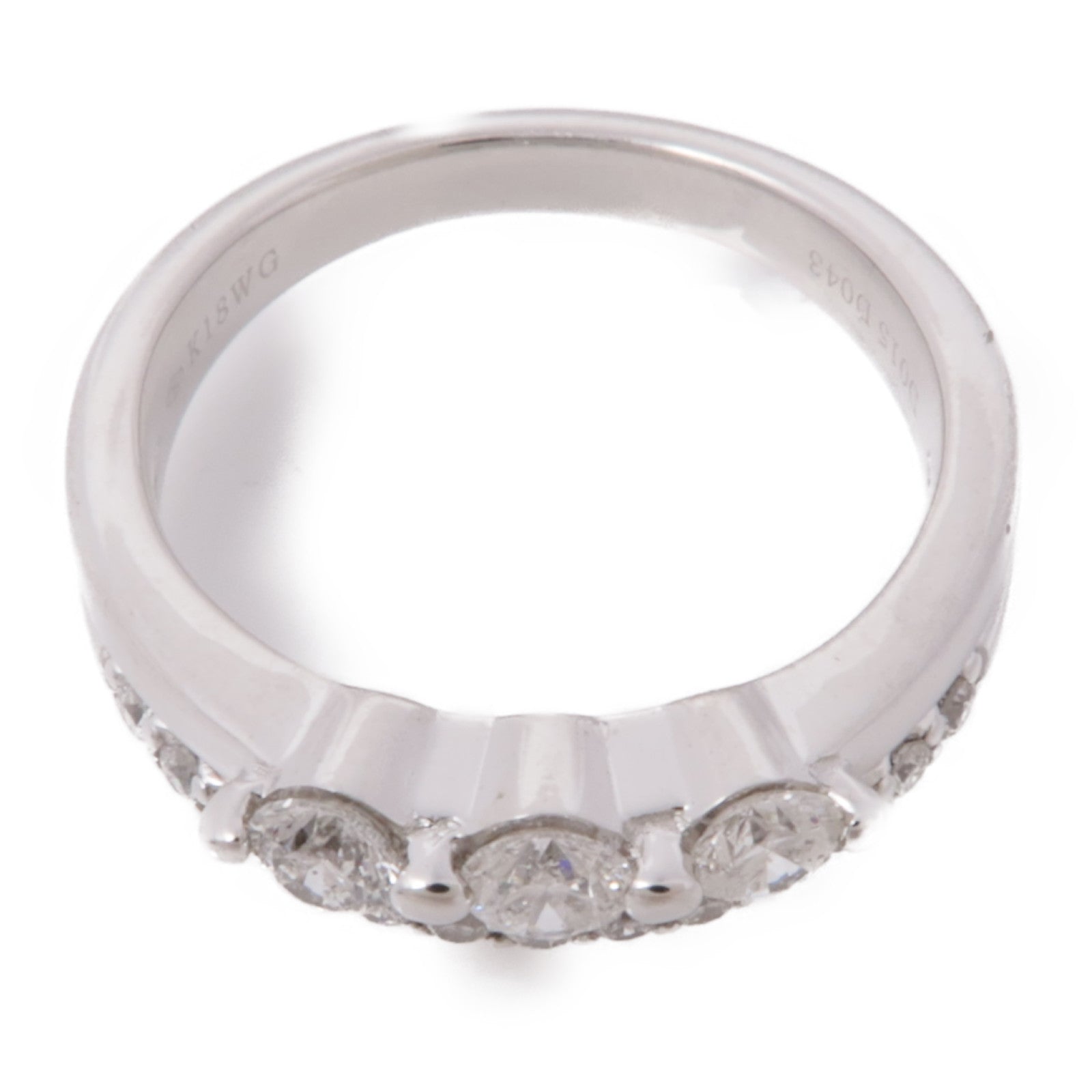 JEWELRY 【激減優惠】18K白金Diamond Ring鑽石戒指US#5.75