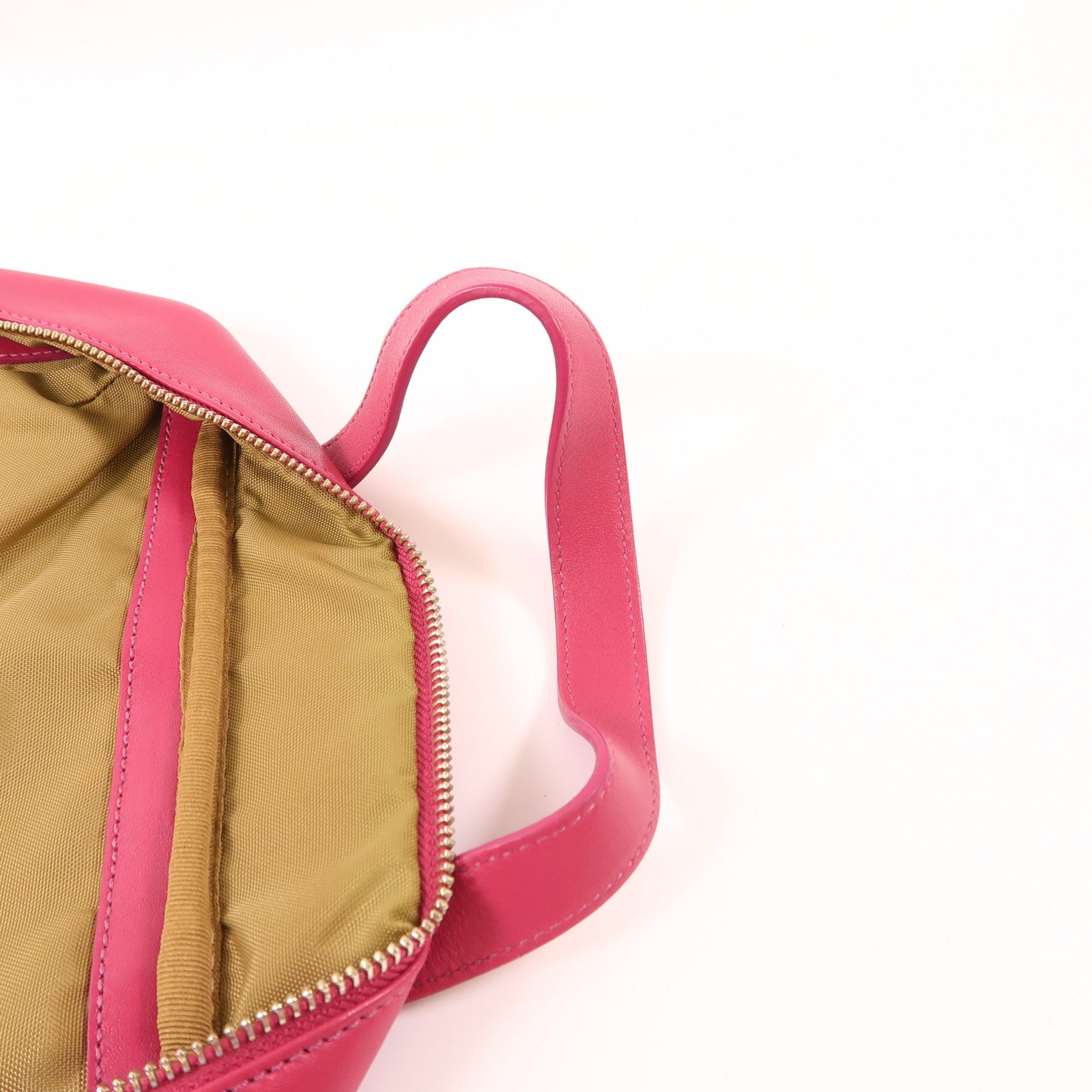 COACH SHW Handbag Calfskin Leather Pink