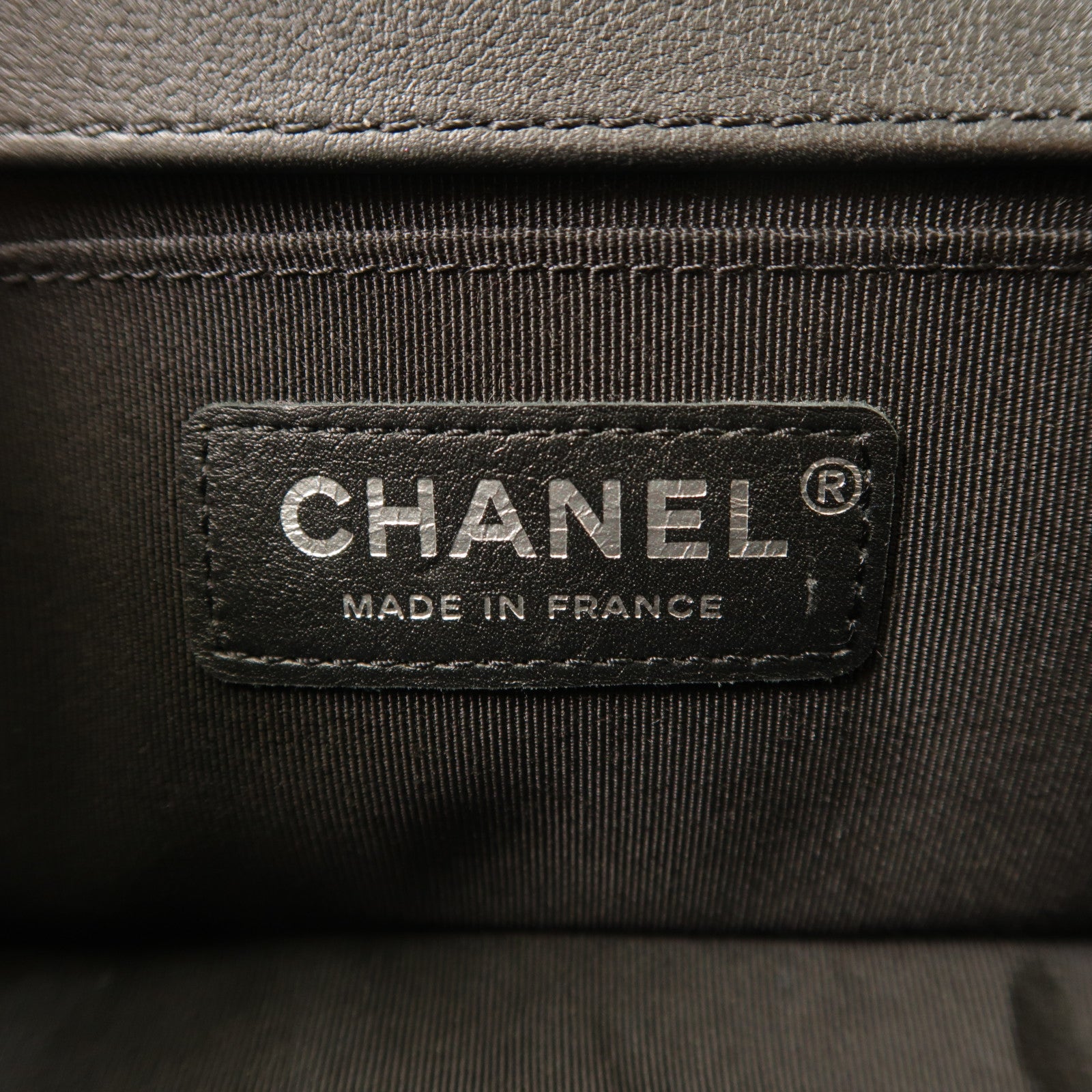 CHANEL 羊皮皮革Boy 20鏈帶肩背袋