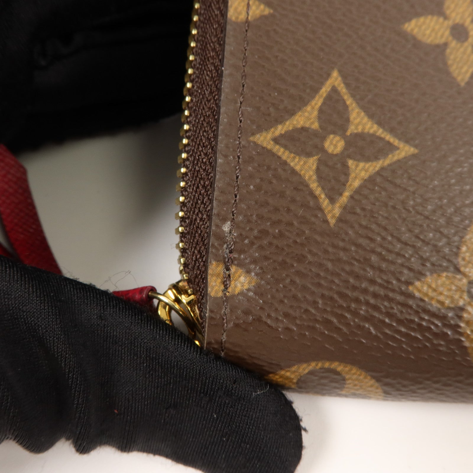 LOUIS VUITTON Monogram Clemence Wallet金扣長錢包