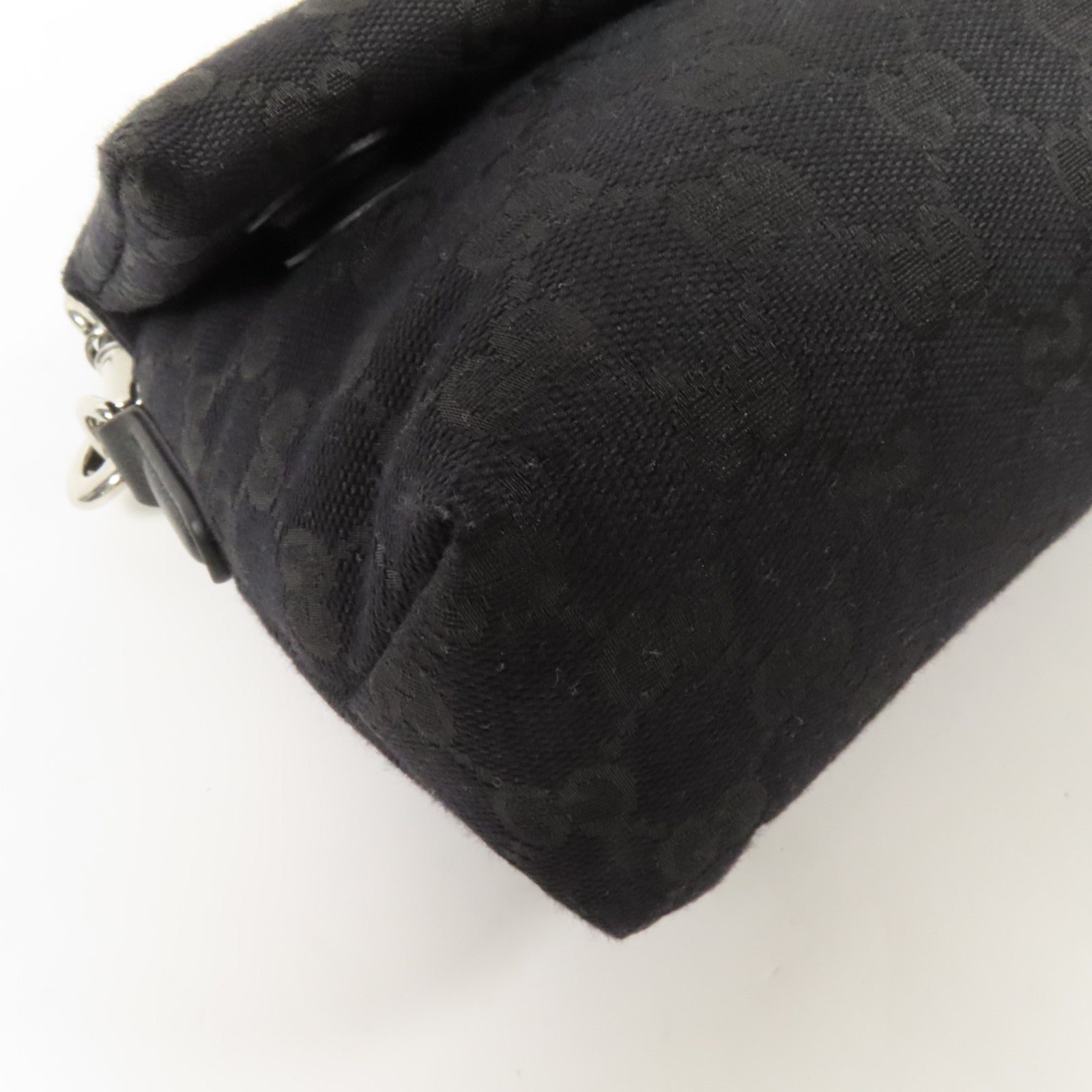 GUCCI 帆布Crossbody GG銀扣手挽肩背兩用袋