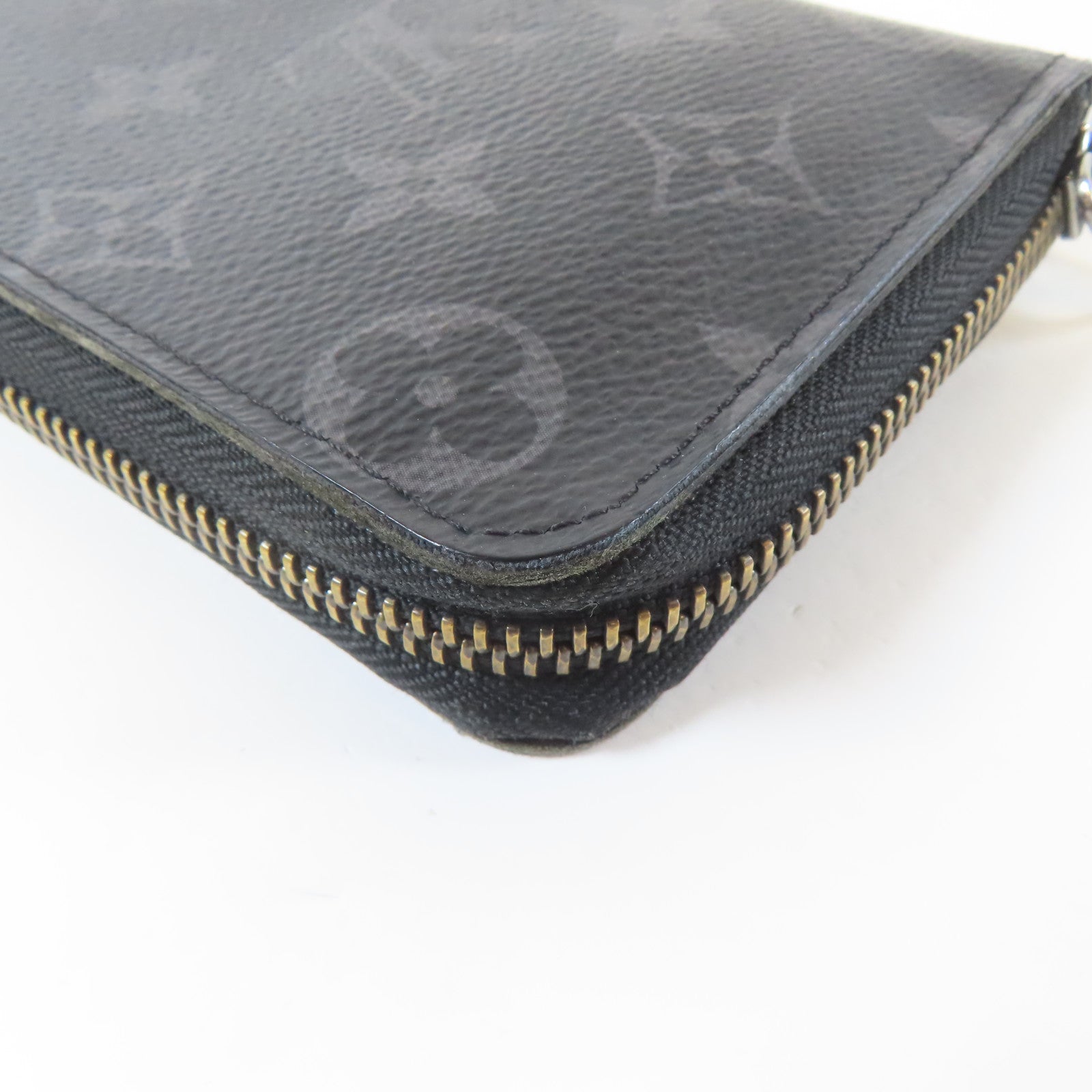 LOUIS VUITTON 【激減優惠】Monogram Eclipse Long Wallet銀扣長錢包黑色