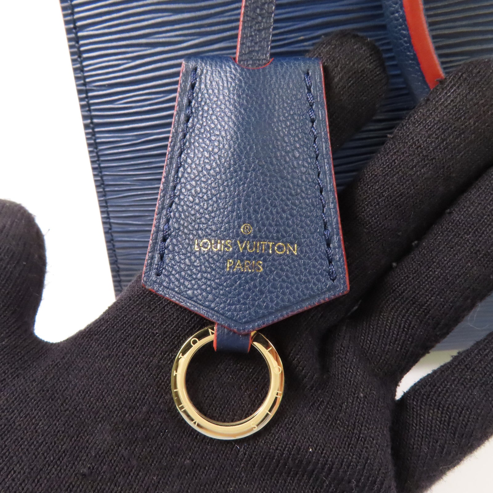 LOUIS VUITTON Epi Veneau MM金扣手挽袋