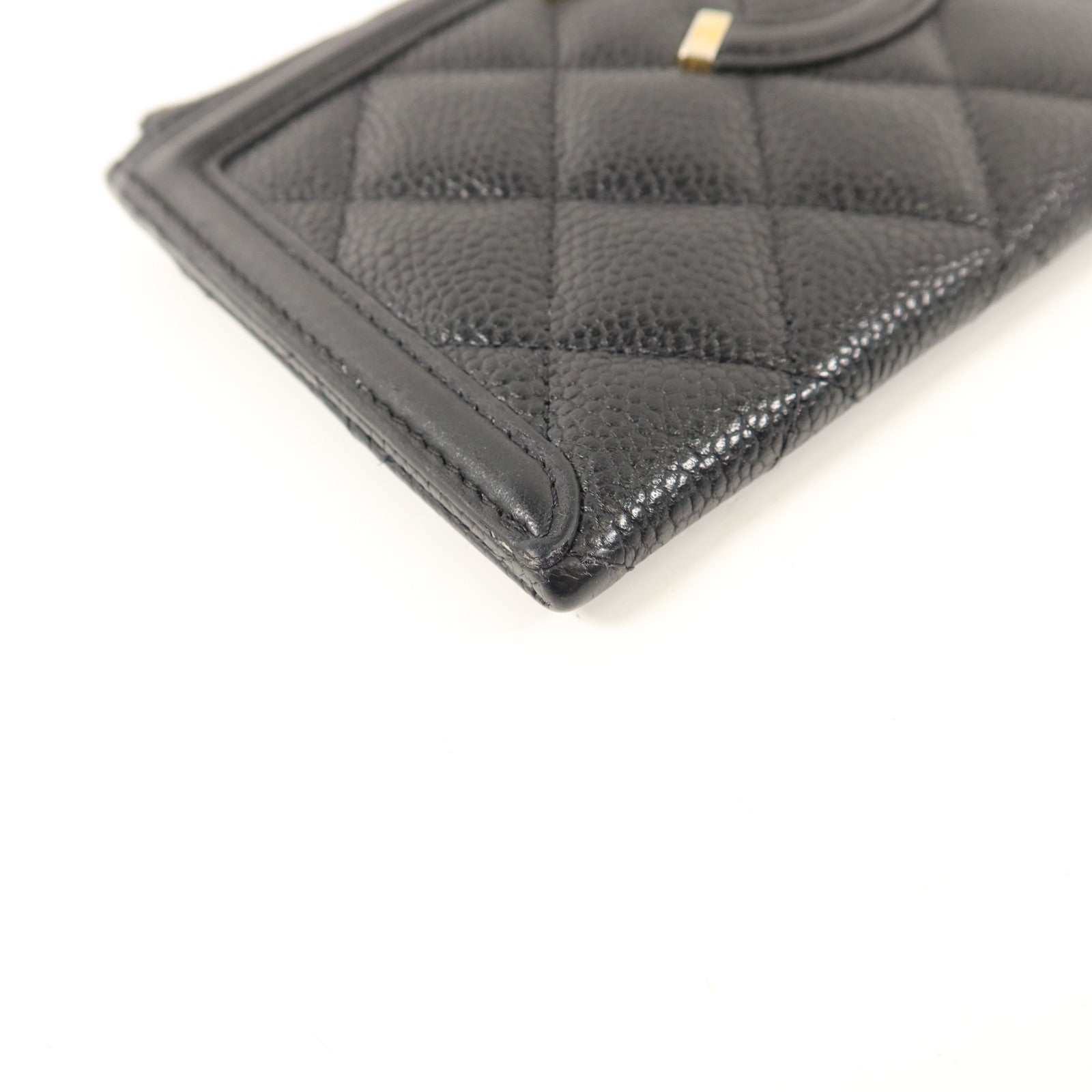 CHANEL 牛皮皮革CC Filigree Long Wallet長錢包