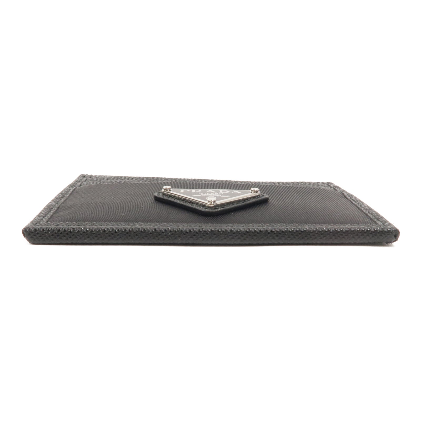 PRADA 尼龍/皮革Re-Nylon & Saffiano Leather Card Holder卡片套