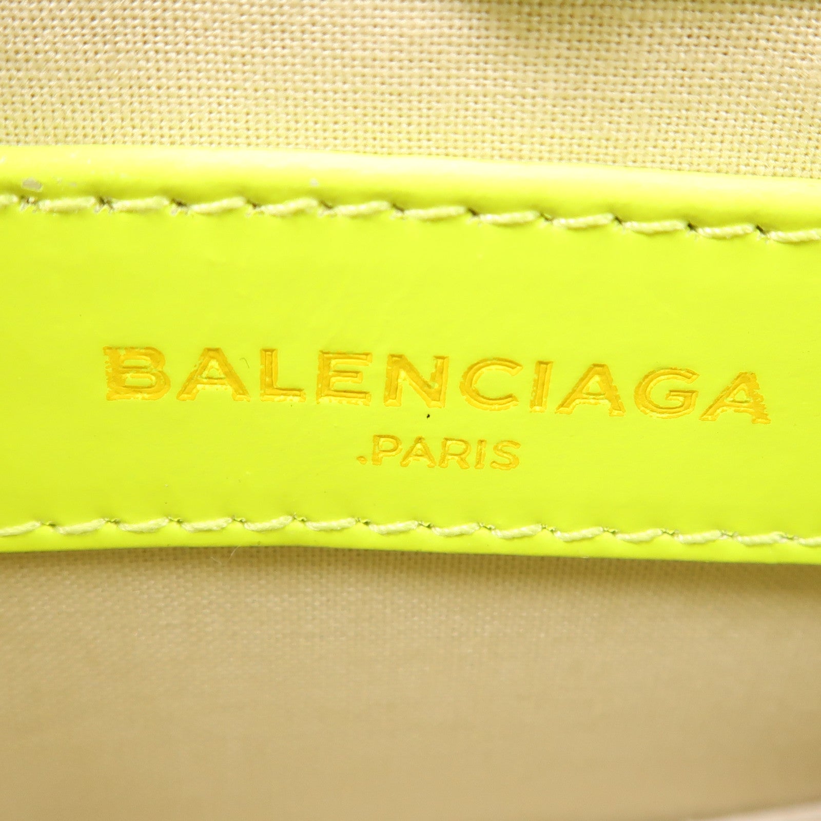 BALENCIAGA 帆布Shoulder Bag銀扣肩背袋
