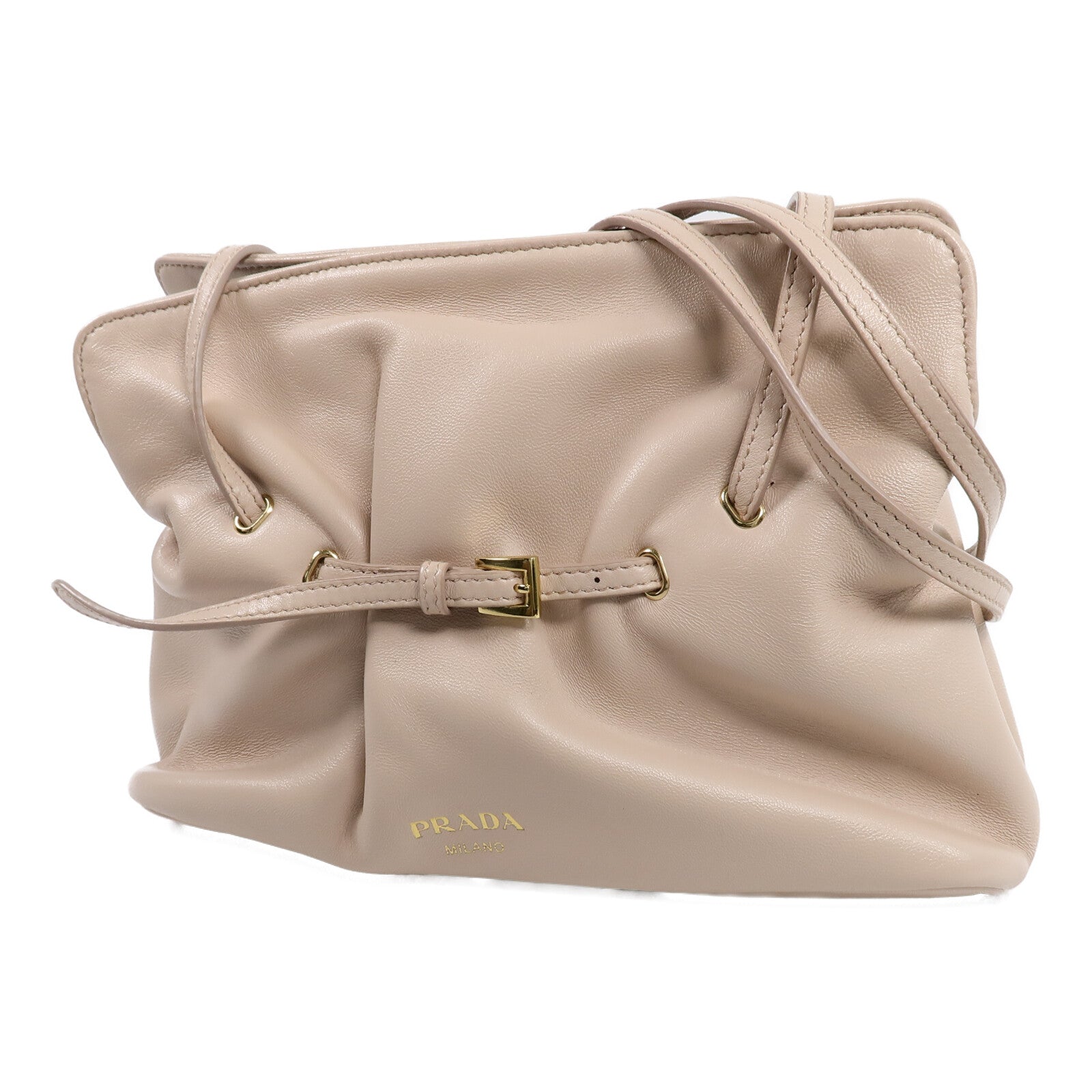 PRADA 牛皮皮革Dada Small肩背袋