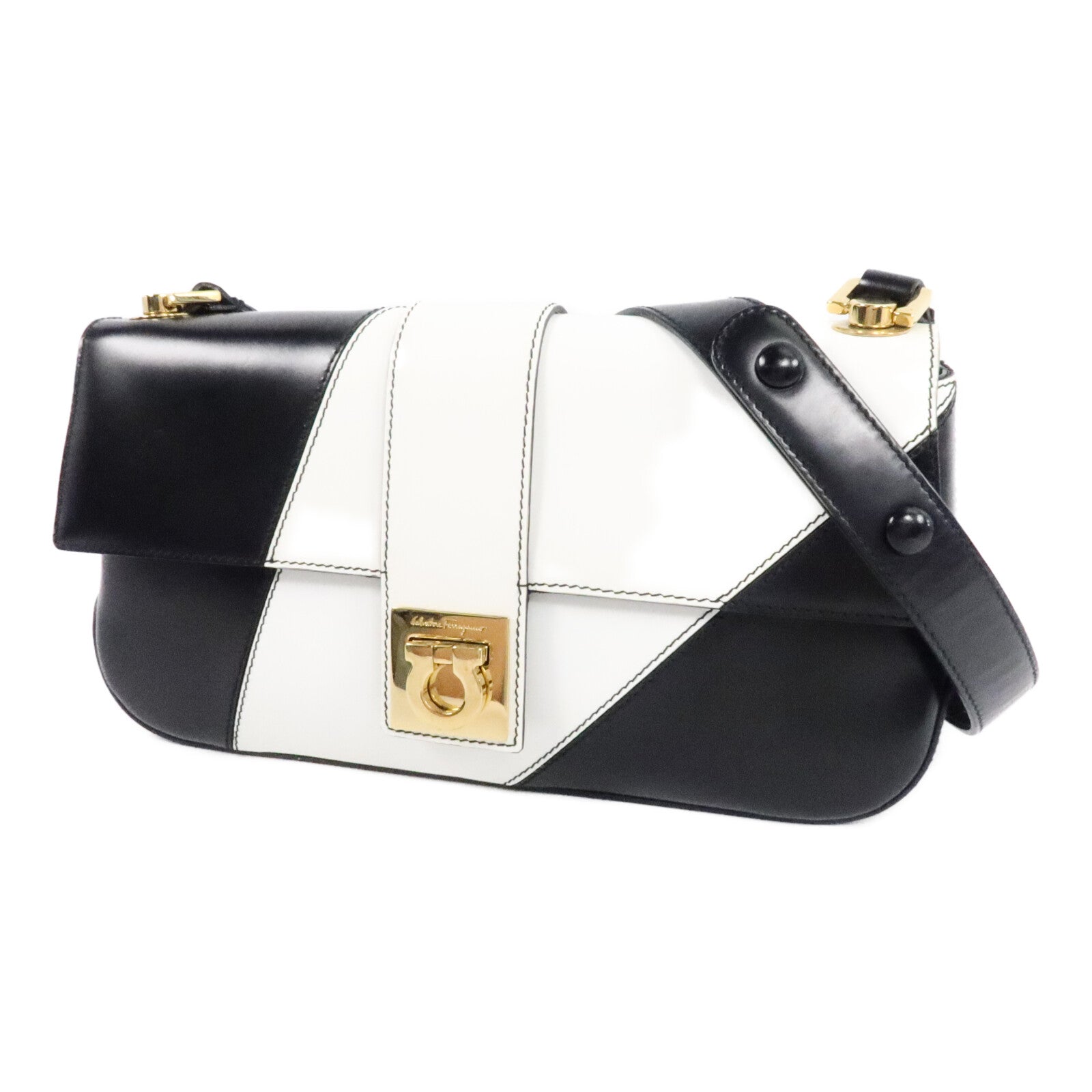 Salvatore Ferragamo 牛皮皮革Shoulder Bag肩背袋