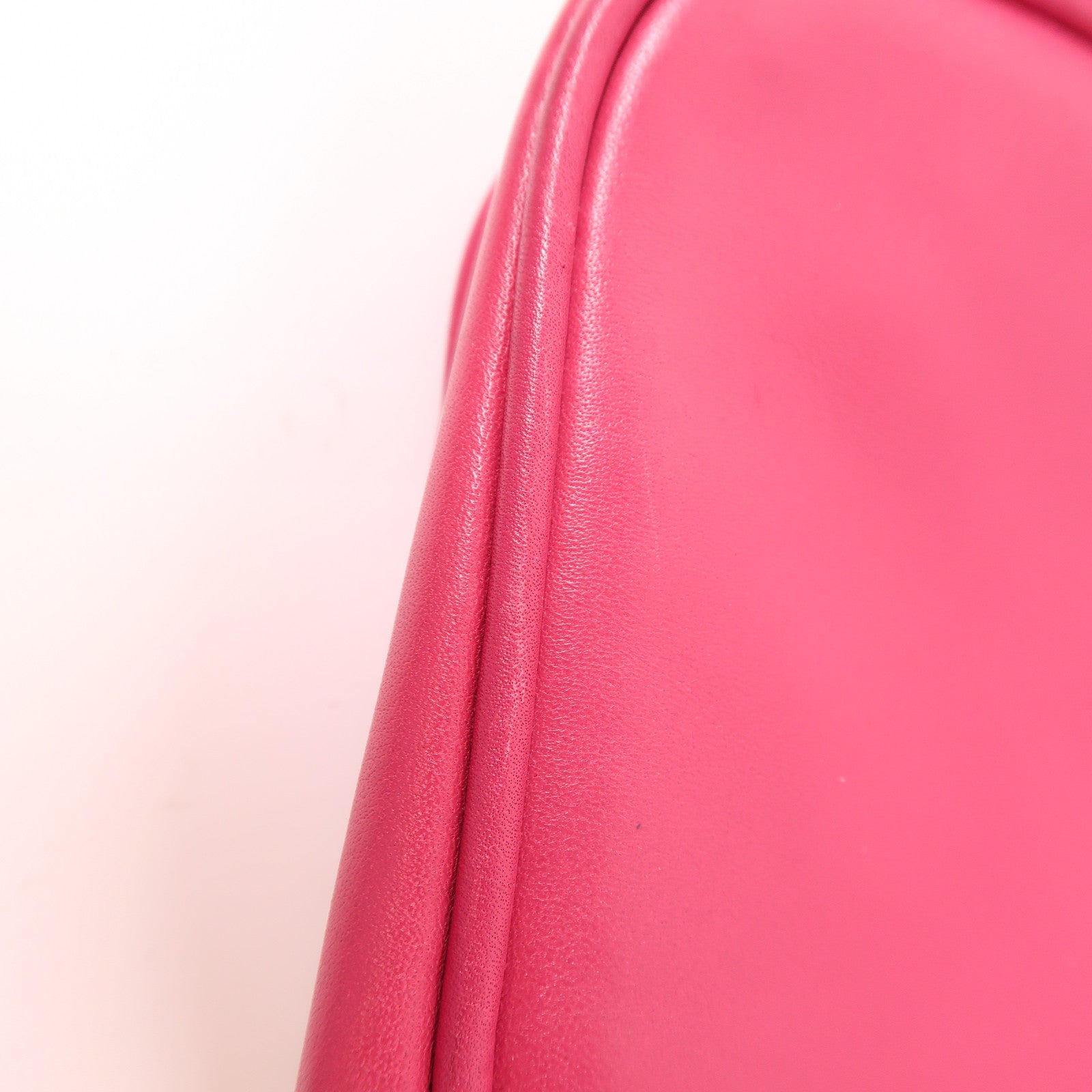 COACH 牛皮皮革Handbag銀扣手挽袋