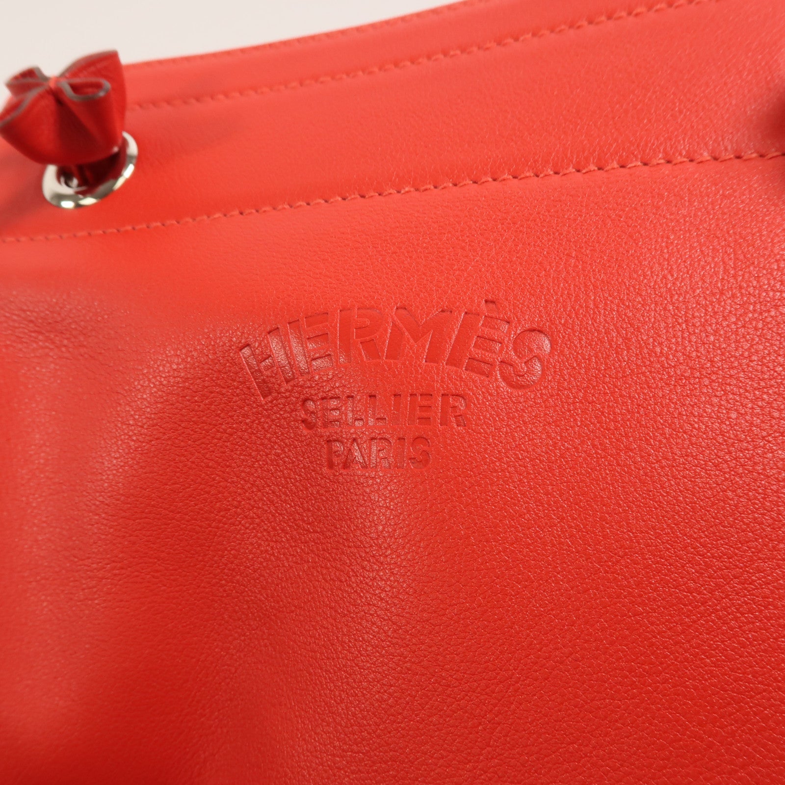 HERMES Swift皮革Aline Mini肩背袋Rouge de Coeur