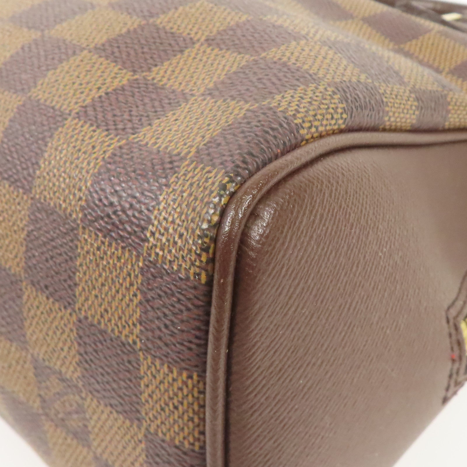 LOUIS VUITTON Damier Brera金扣手挽袋