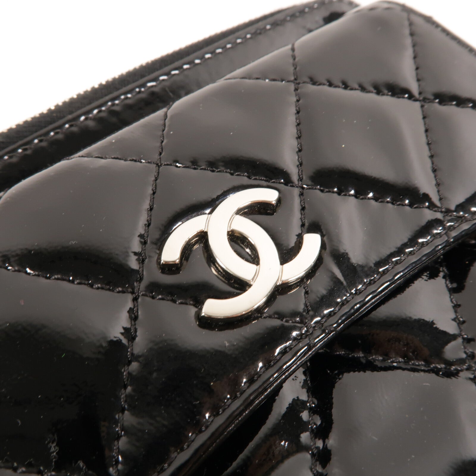 CHANEL 漆皮皮革Chain Shoulder鏈帶肩背袋