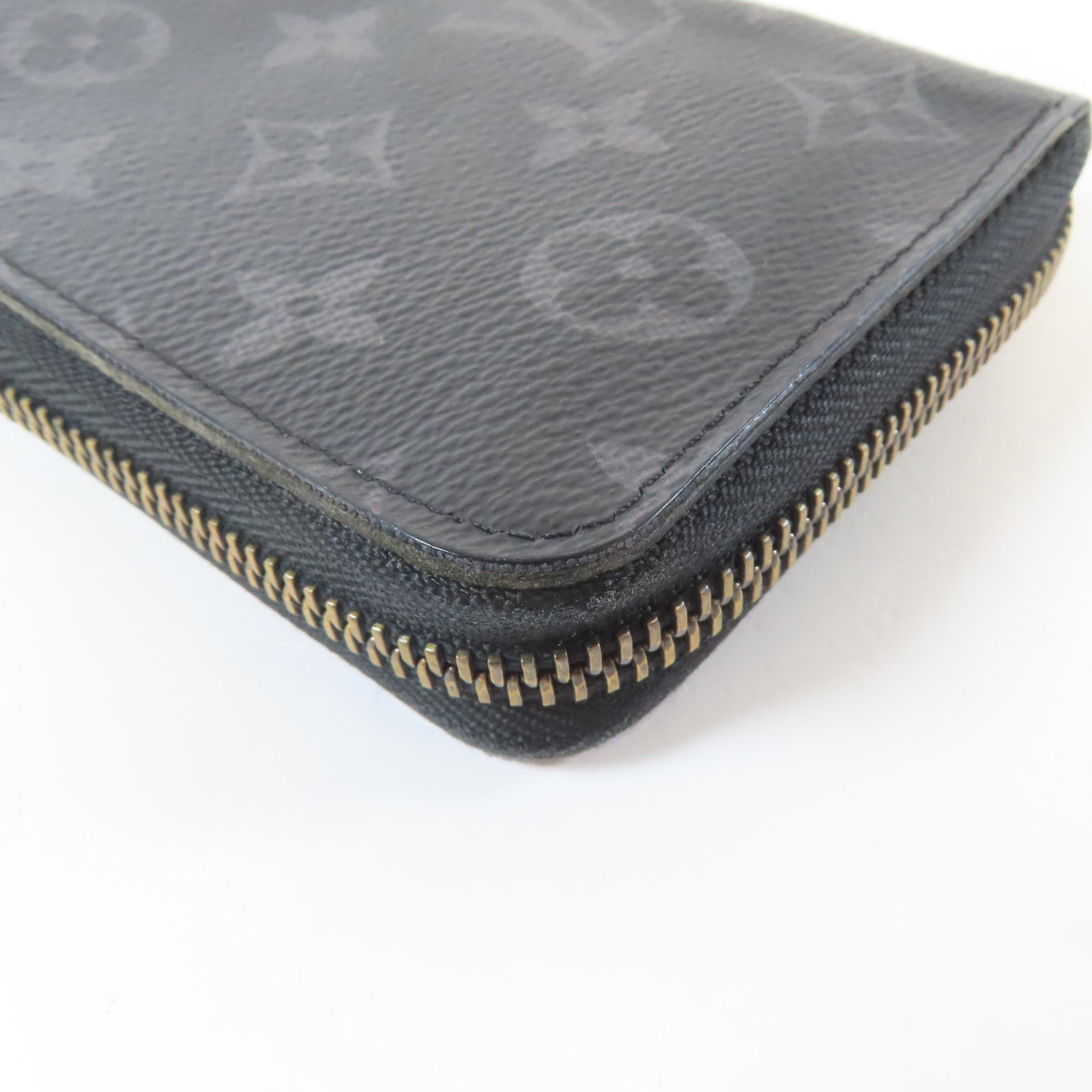 LOUIS VUITTON 【激減優惠】Monogram Eclipse Long Wallet銀扣長錢包黑色