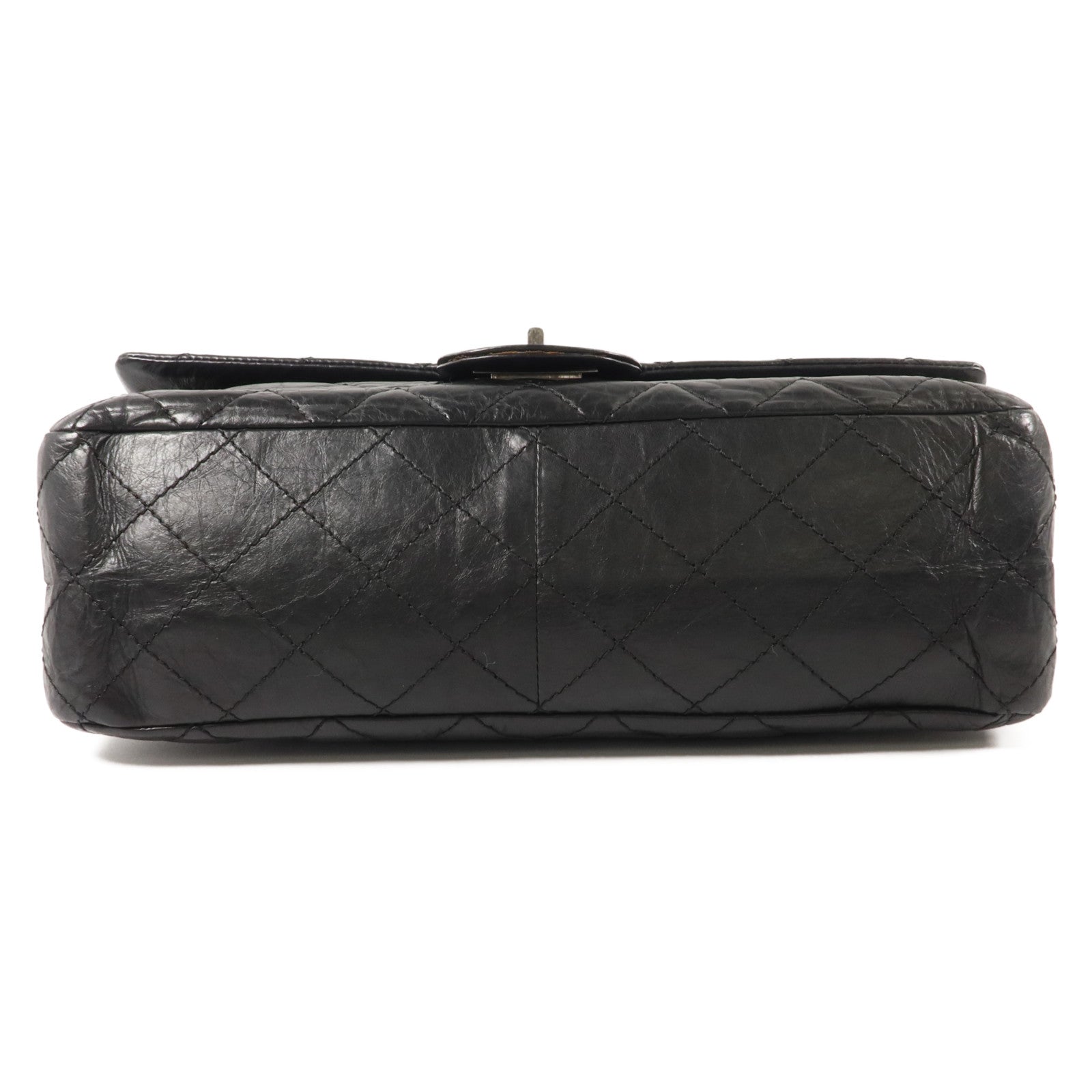 CHANEL 牛皮皮革2.55 Maxi鏈帶肩背袋