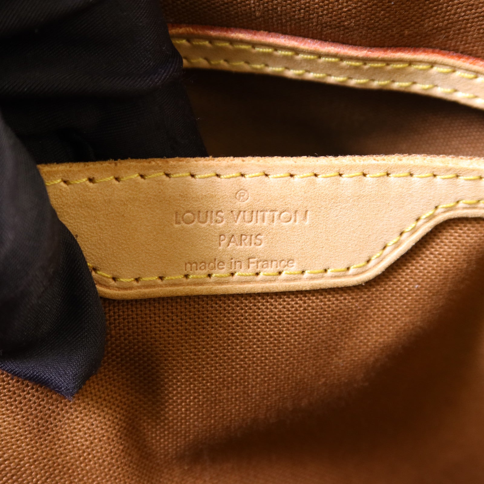 LOUIS VUITTON Monogram Palermo GM金扣手挽肩背兩用袋棕色