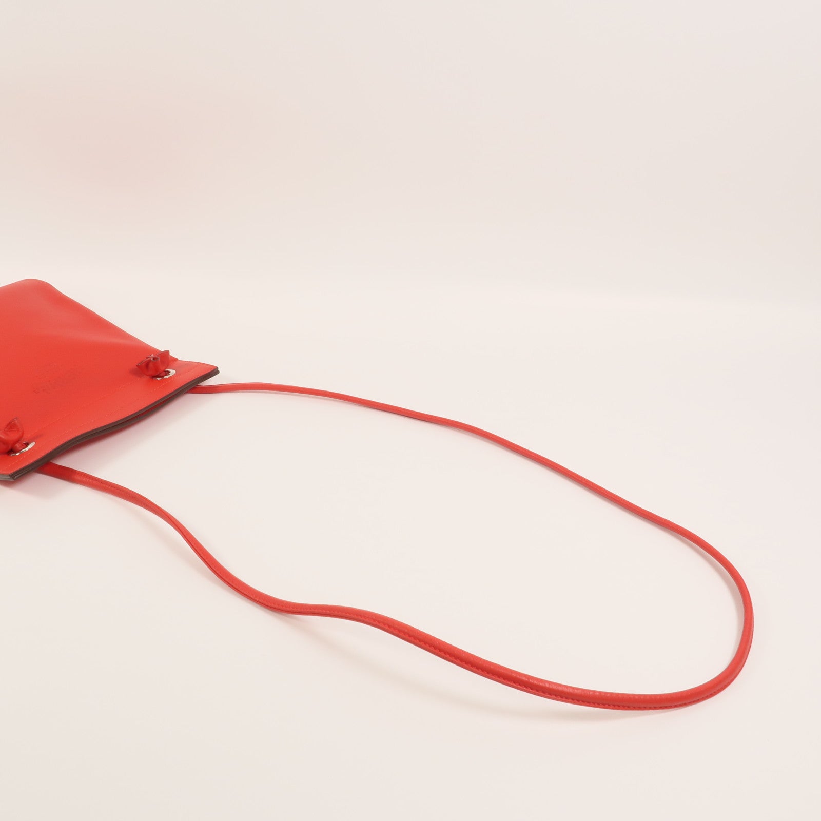 HERMES Swift皮革Aline Mini肩背袋Rouge de Coeur