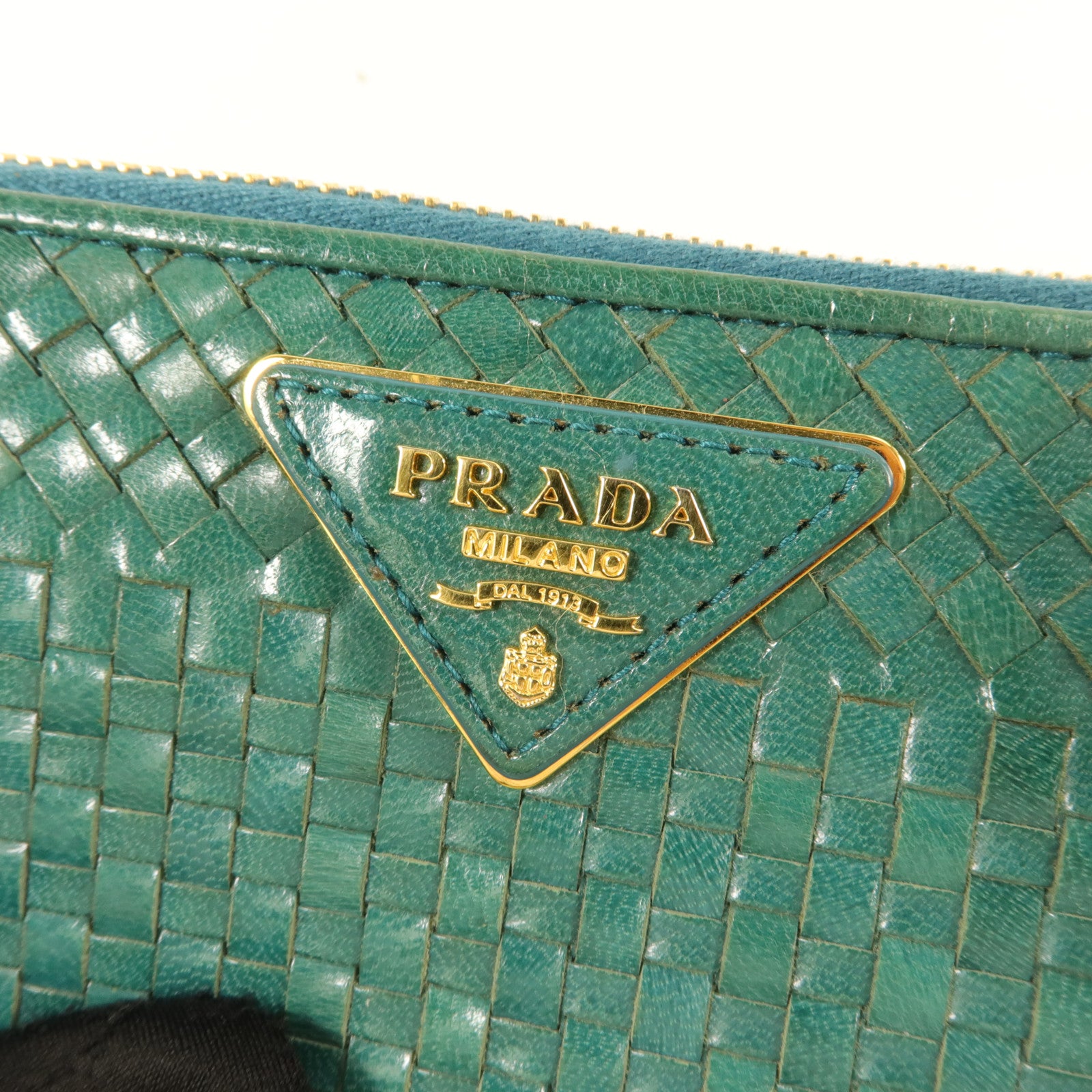 PRADA 牛皮皮革Zipper Long Wallet長錢包